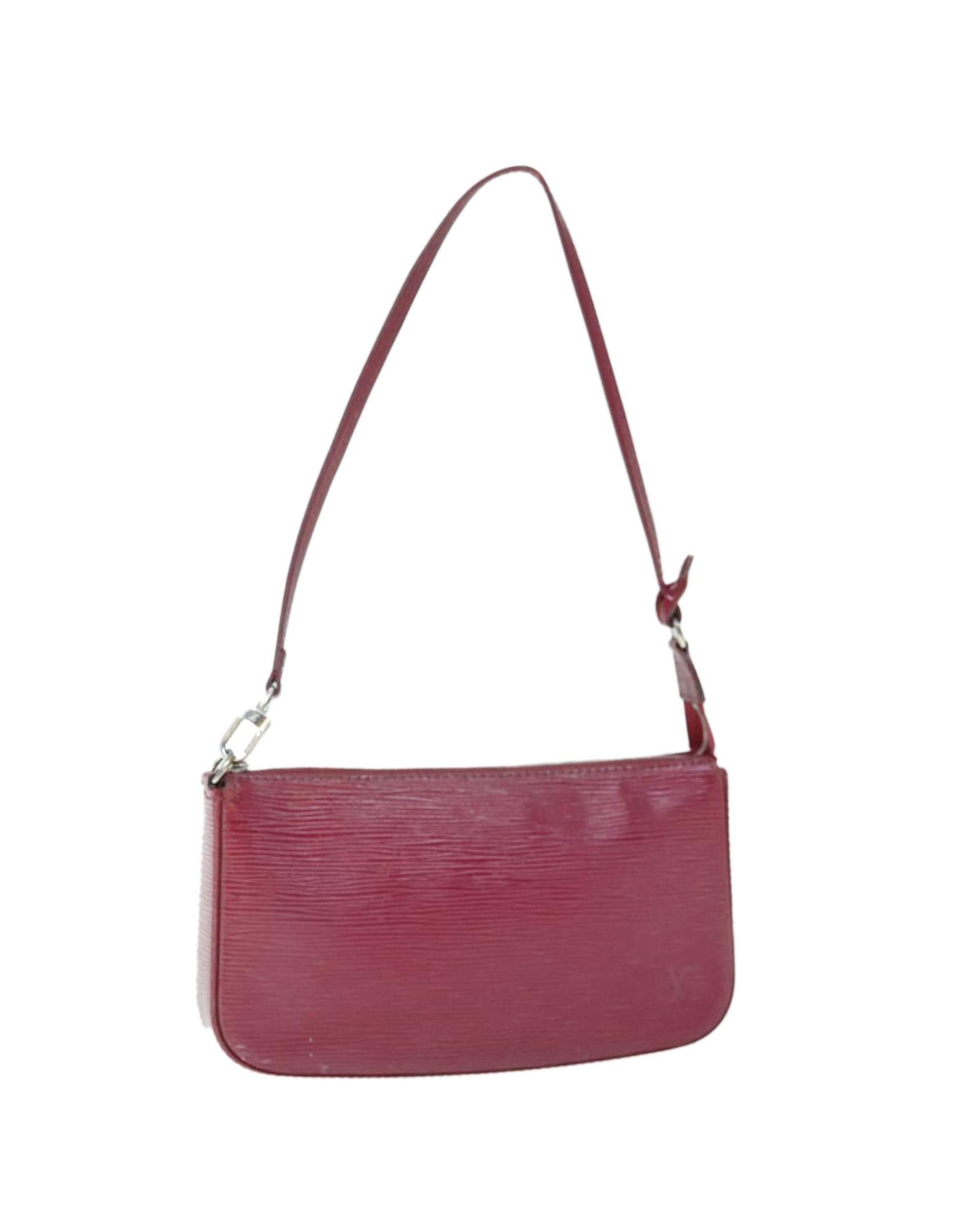 image of Louis Vuitton Fuchsia Epi Leather Pouch - Authentic Lv Accessory, Women's