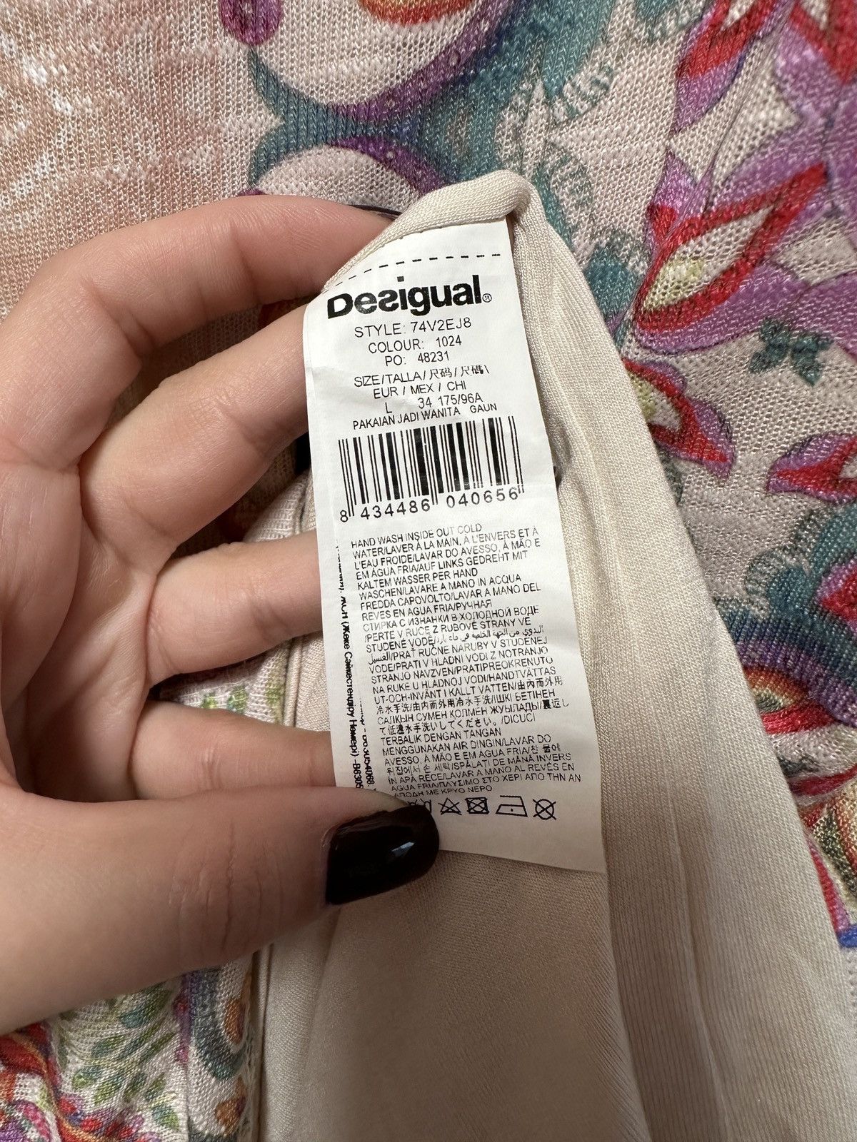 Desigual Desigual dress women flovers print Size L / US 10 / IT 46 - 10 Thumbnail