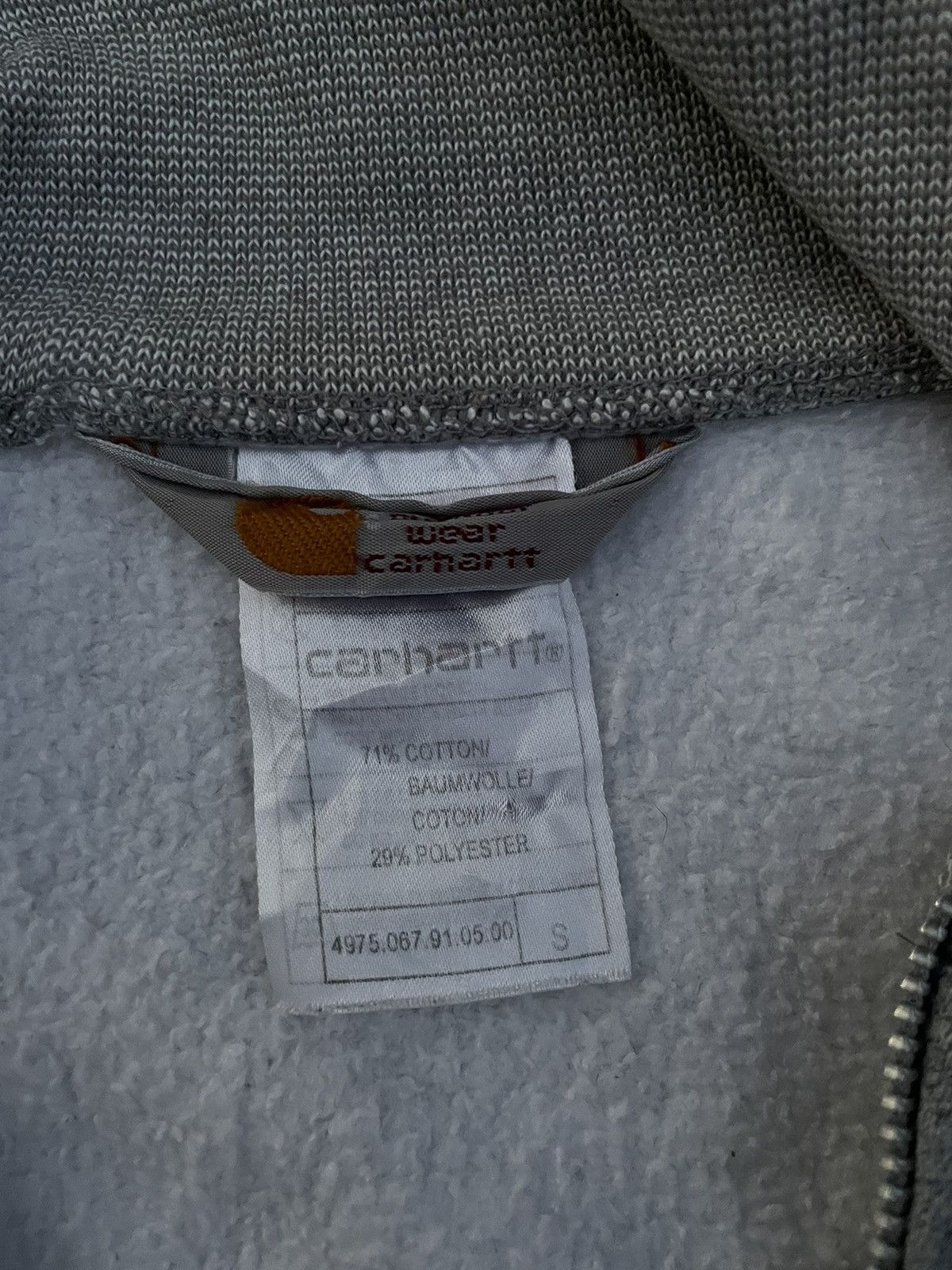 Carhartt × Vintage Vintage Carhartt Y2K Small Logo Zip Sweatshirt Size US S / EU 44-46 / 1 - 3 Thumbnail