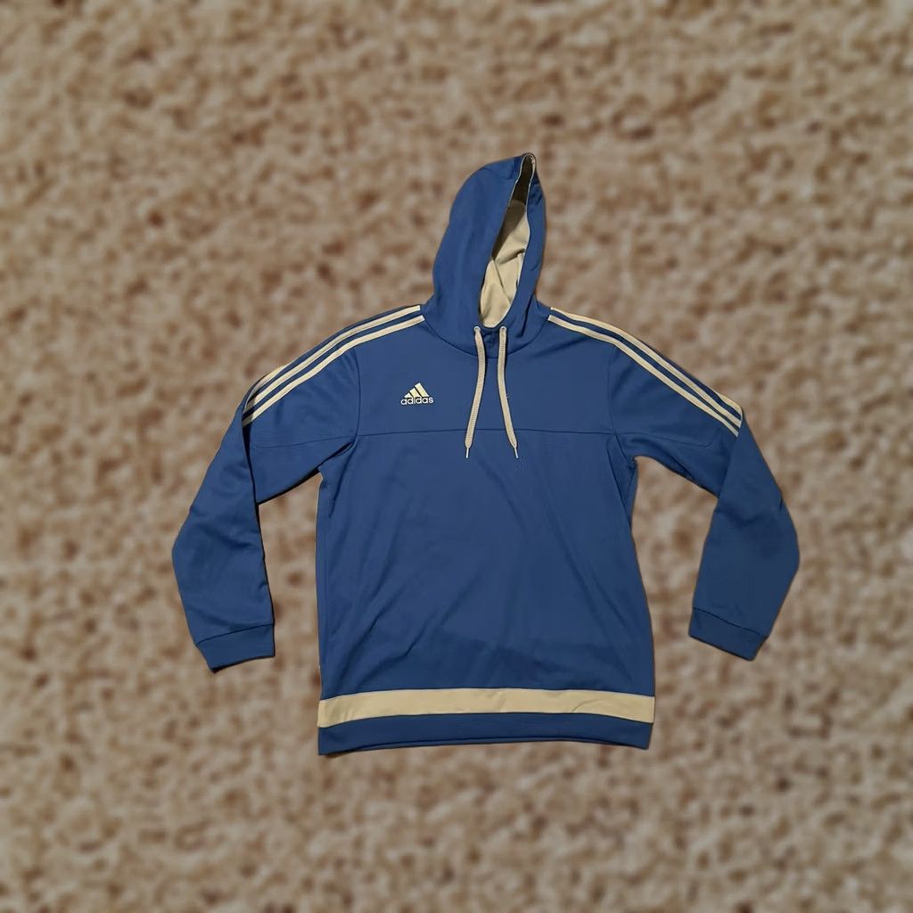 Adidas Adidas Tiro 15 Blue Soccer Pullover Hoodie Sweatshirt AB8391 - Men's Medium Hoodie Size US M / EU 48-50 / 2 - 1 Thumbnail