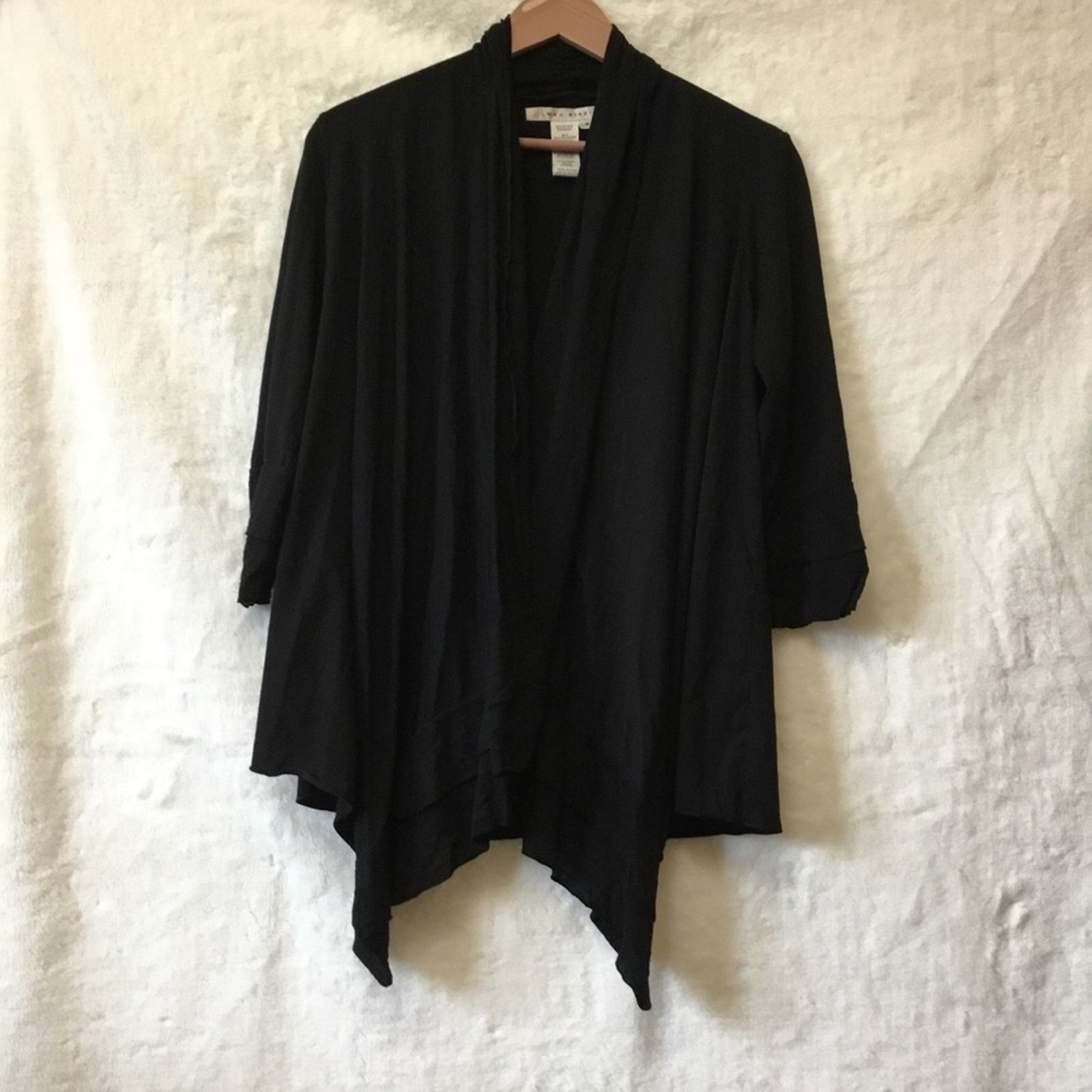 Other Max Studio Black Open-Front Cardigan Size S / US 4 / IT 40 - 1 Thumbnail