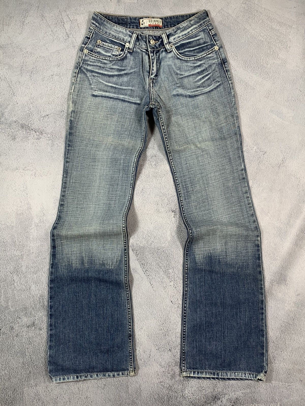 Japanese Brand × Vintage Vintage Y2K Japanese flared faded jeans denim size 25 Size 25" / US 0 / IT 36 - 4 Thumbnail