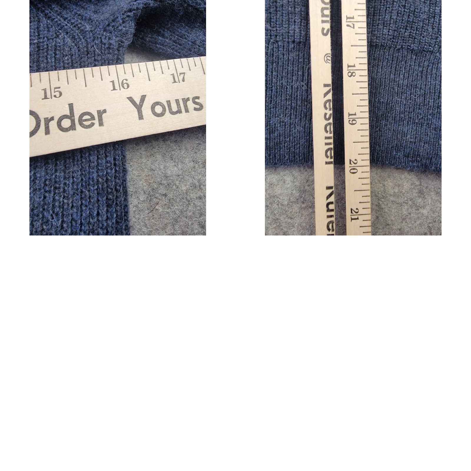Madewell Madewell Sweater Womens XS Blue Ruffled Tie-Front Pullover Merino Wool Size XS / US 0-2 / IT 36-38 - 8 Thumbnail