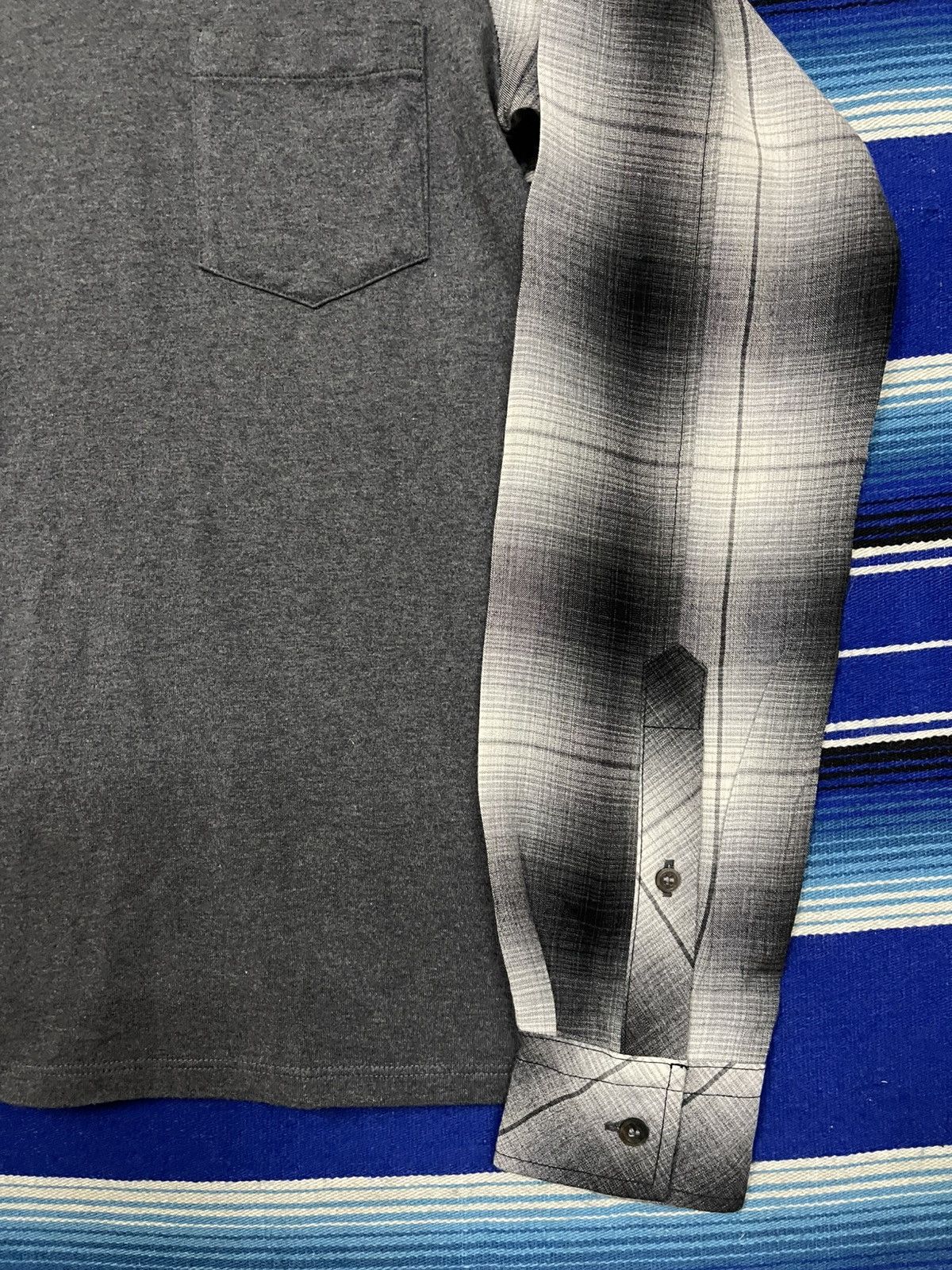 Japanese Brand × Maison MIHARA YASUHIRO OFFER 🔥MIHARA YASUHIRO Tshirt Long Sleeve Checkerd Size M / US 6-8 / IT 42-44 - 4 Thumbnail