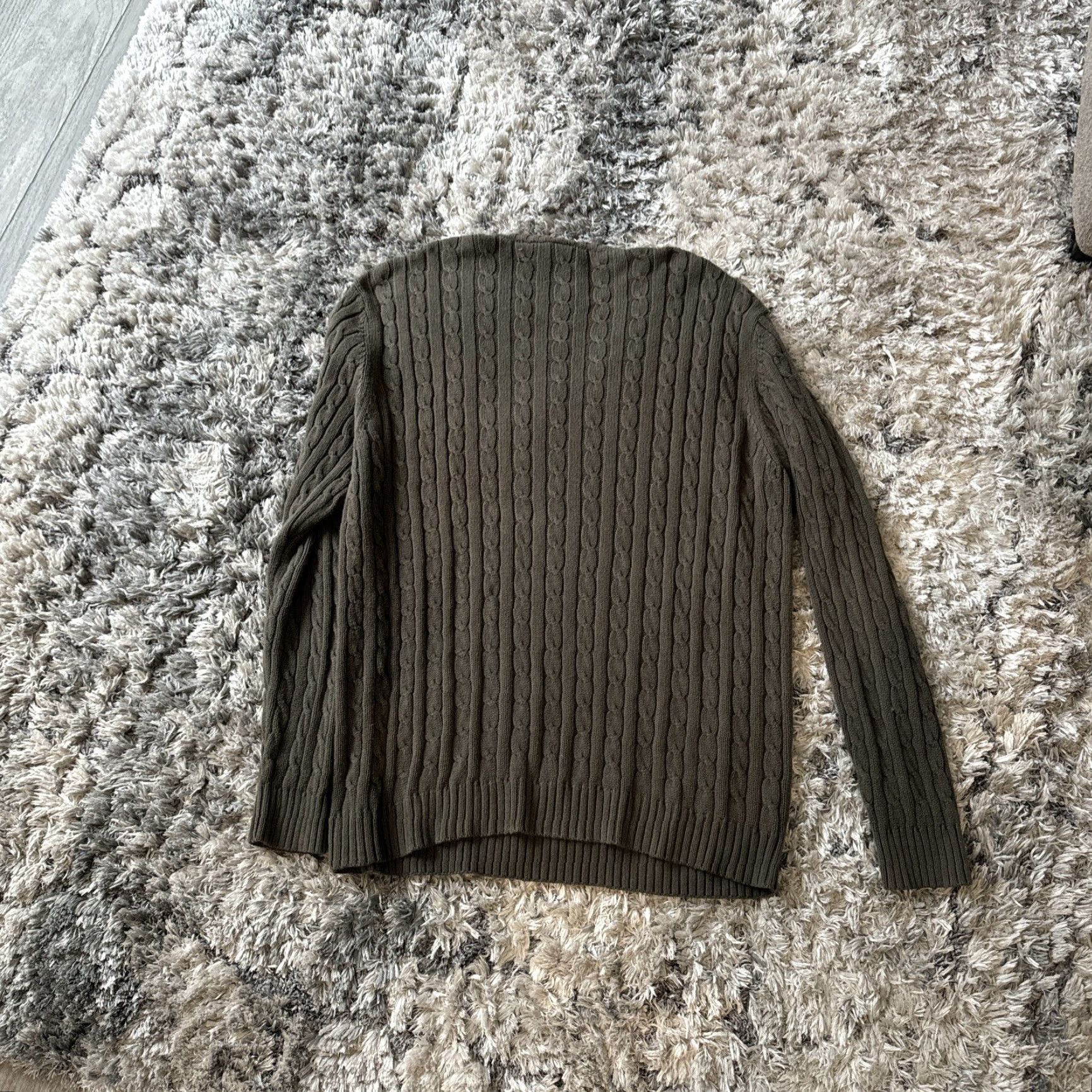Coogi VINTAGE Coogi Style Sweater Pullover XLT Unisex Adults 90s Knit Green V-Neck FG Textured Pullover Shirt? Size US XL / EU 56 / 4 - 6 Thumbnail