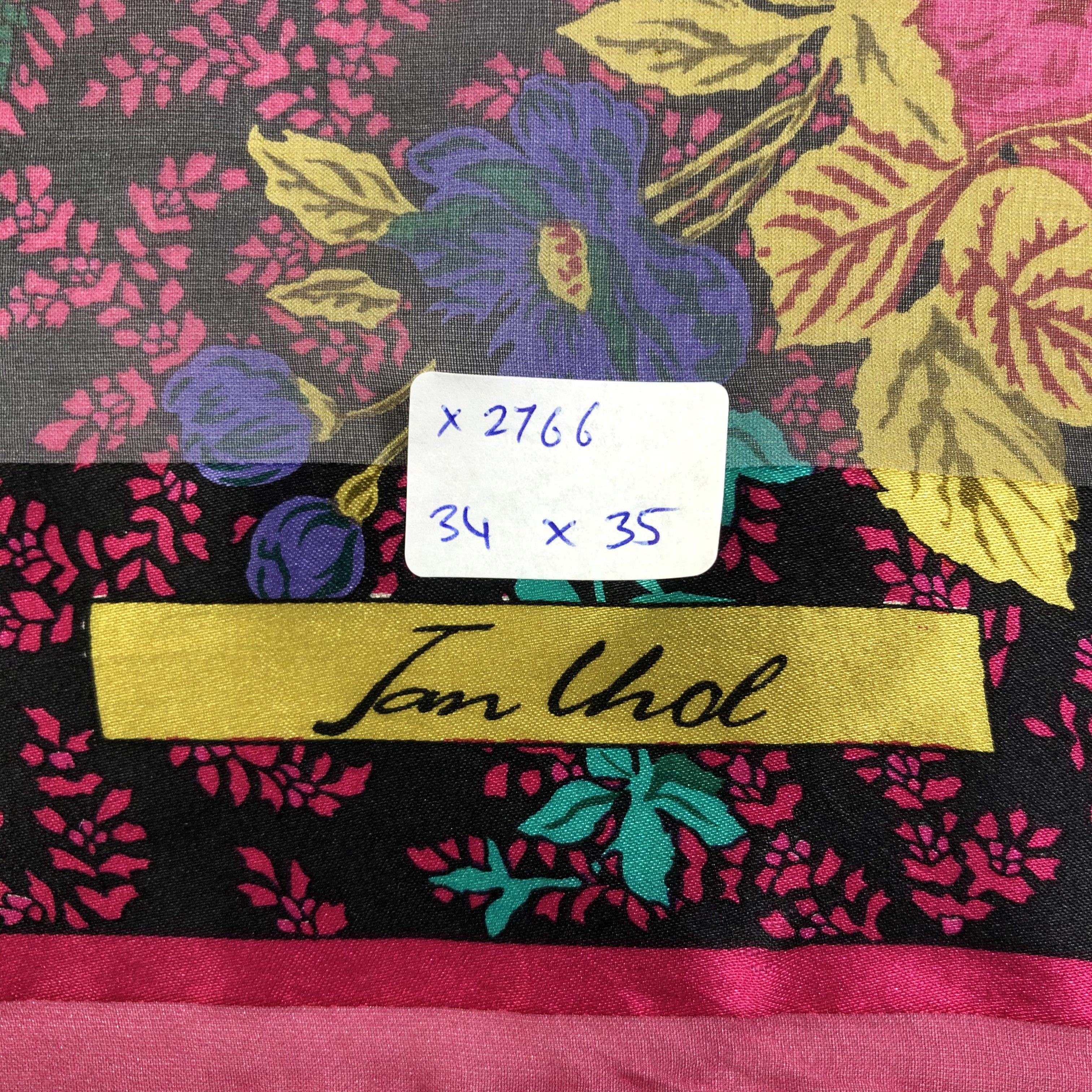 Vintage Vintage Silk Scarf Size ONE SIZE - 7 Thumbnail