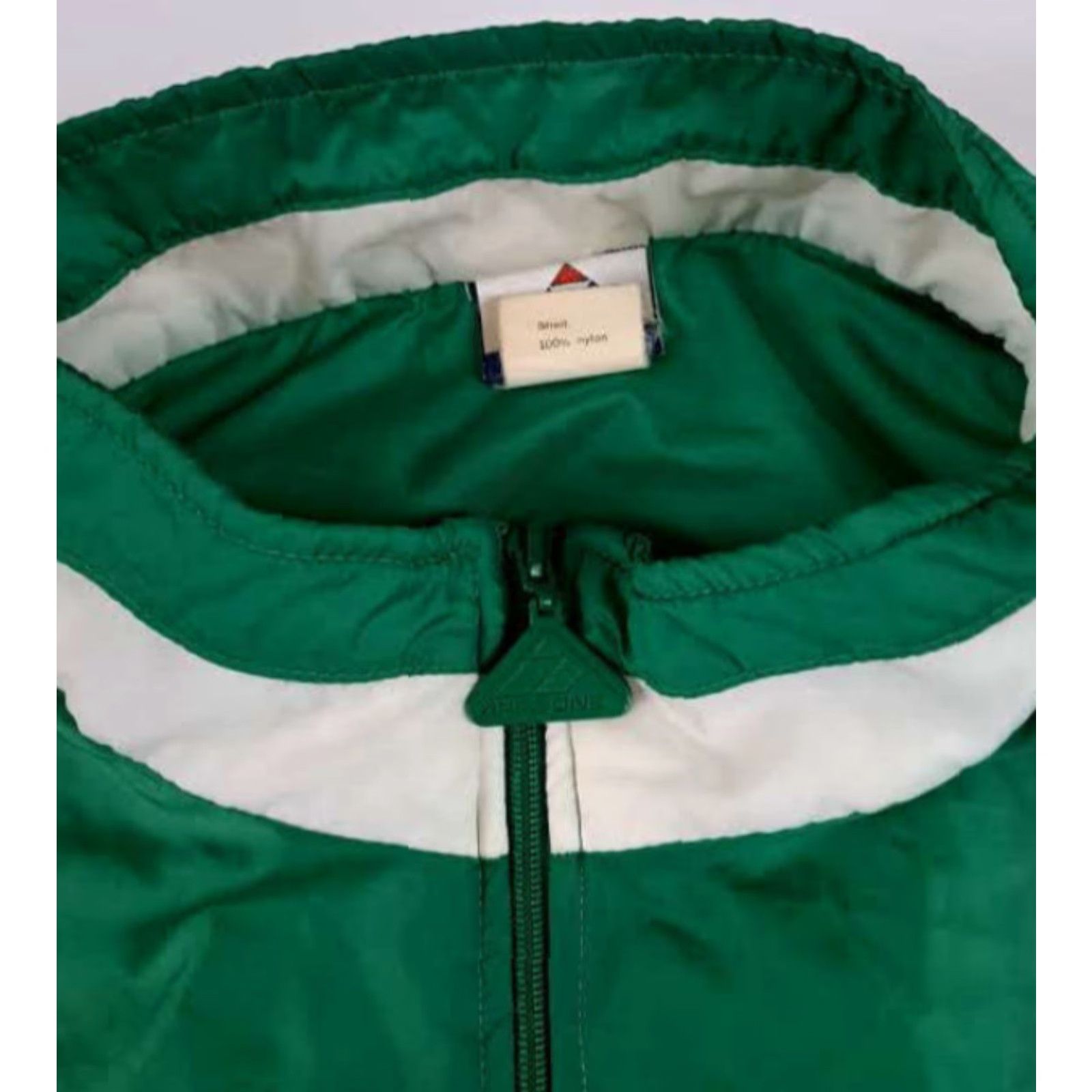Vintage VINTAGE Apex One Michigan State University Half Zip Hooded Windbreaker XL jacket Unisex Adults Green White 1980s Size US XL / EU 56 / 4 - 5 Thumbnail