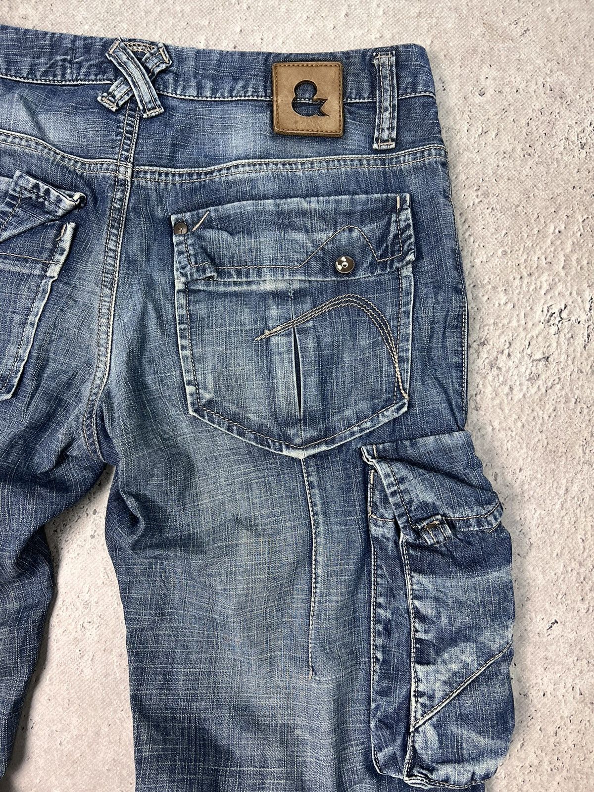 Diesel VTG Balenciaga Style Diesel Baggy Washed Jeans y2k Size US 31 - 12 Thumbnail