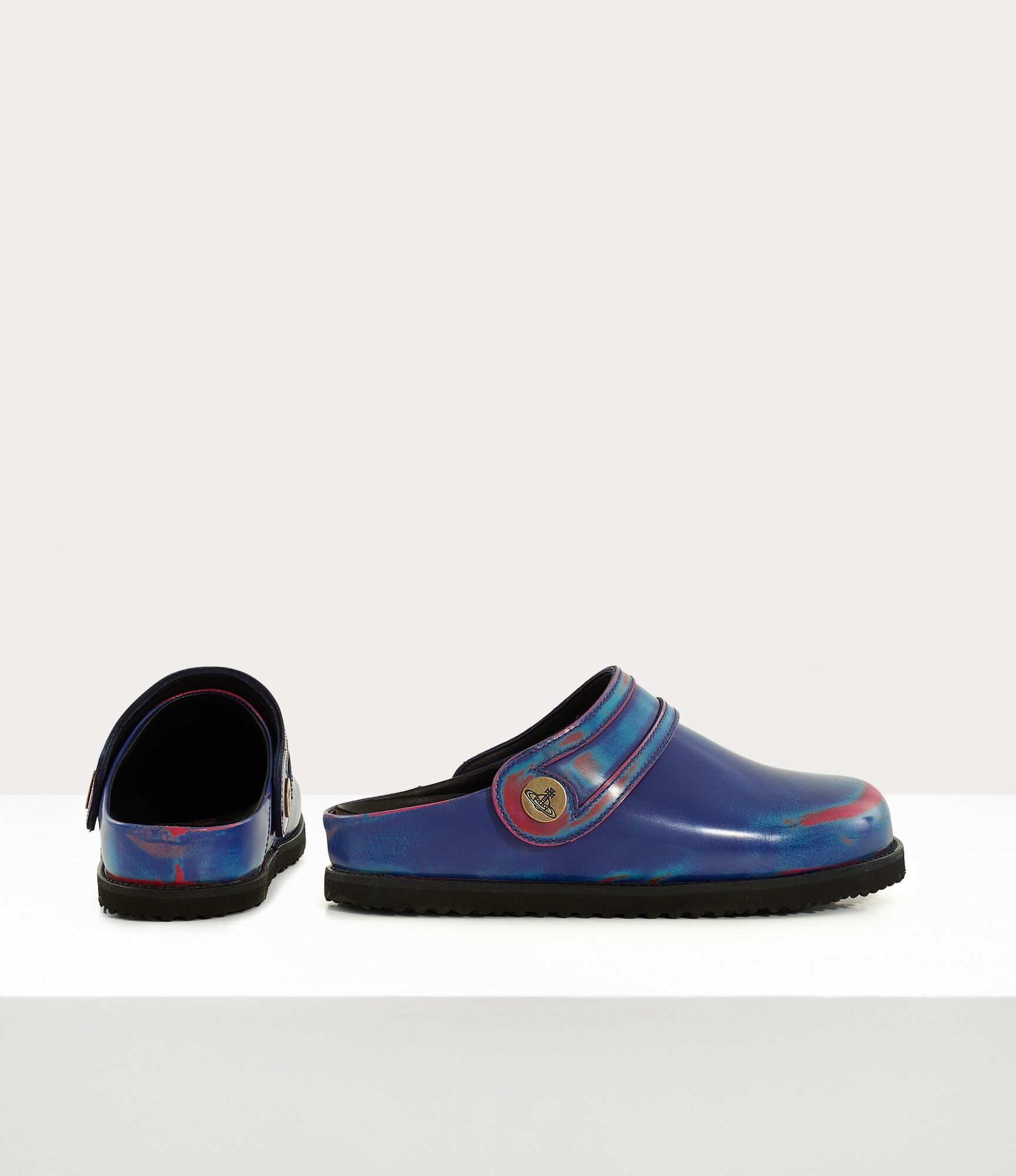 Vivienne Westwood o1f1d3z0825 Oz Clogs in Blue/Pink Size US 10 / IT 40 - 3 Thumbnail