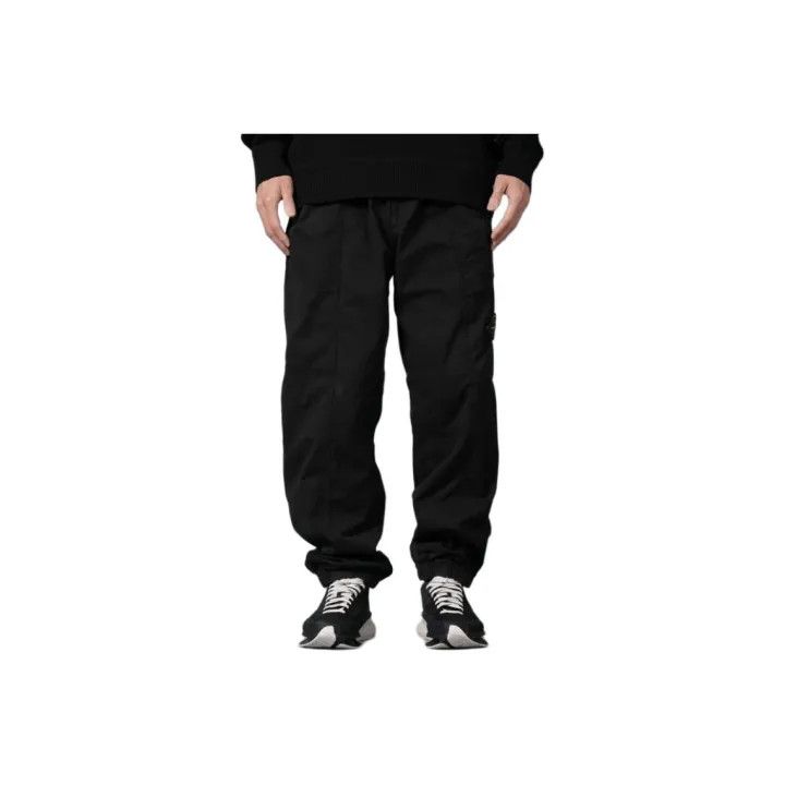 Stone Island Stone Island Black Loose Pocket Cargo Pants Size US 32 / EU 48 - 1 Thumbnail