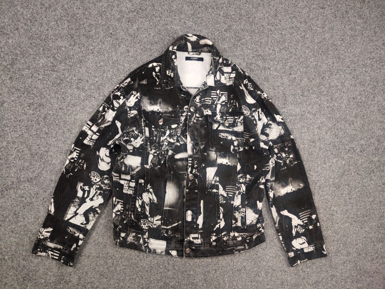 Jaded London Jaded London All Art Rock Band Jacket Denim Vintage Style Size US M / EU 48-50 / 2 - 8 Thumbnail