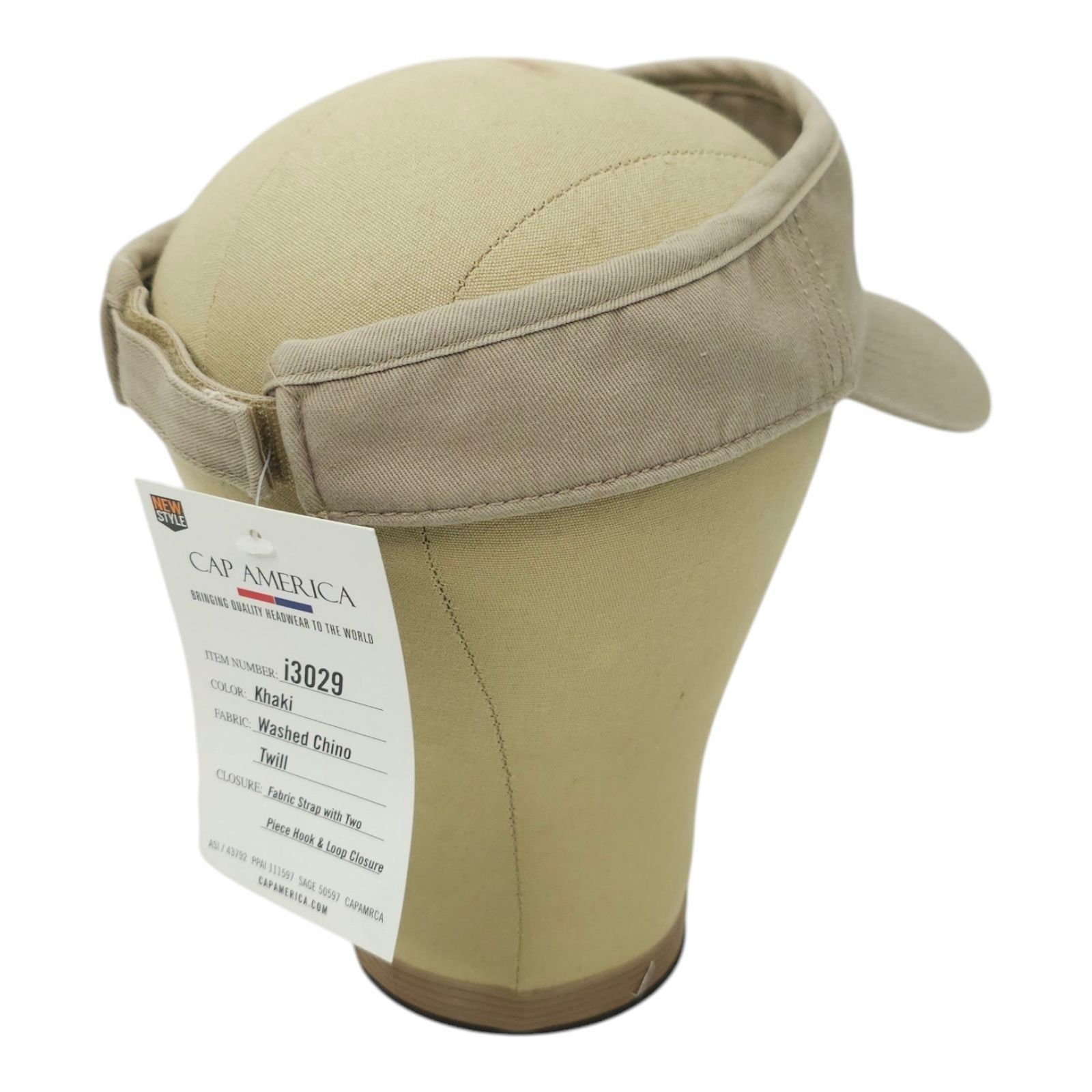 Other Halos Oranges Adjustable Strapback Visor Cap Washed Chino Size ONE SIZE - 13 Thumbnail