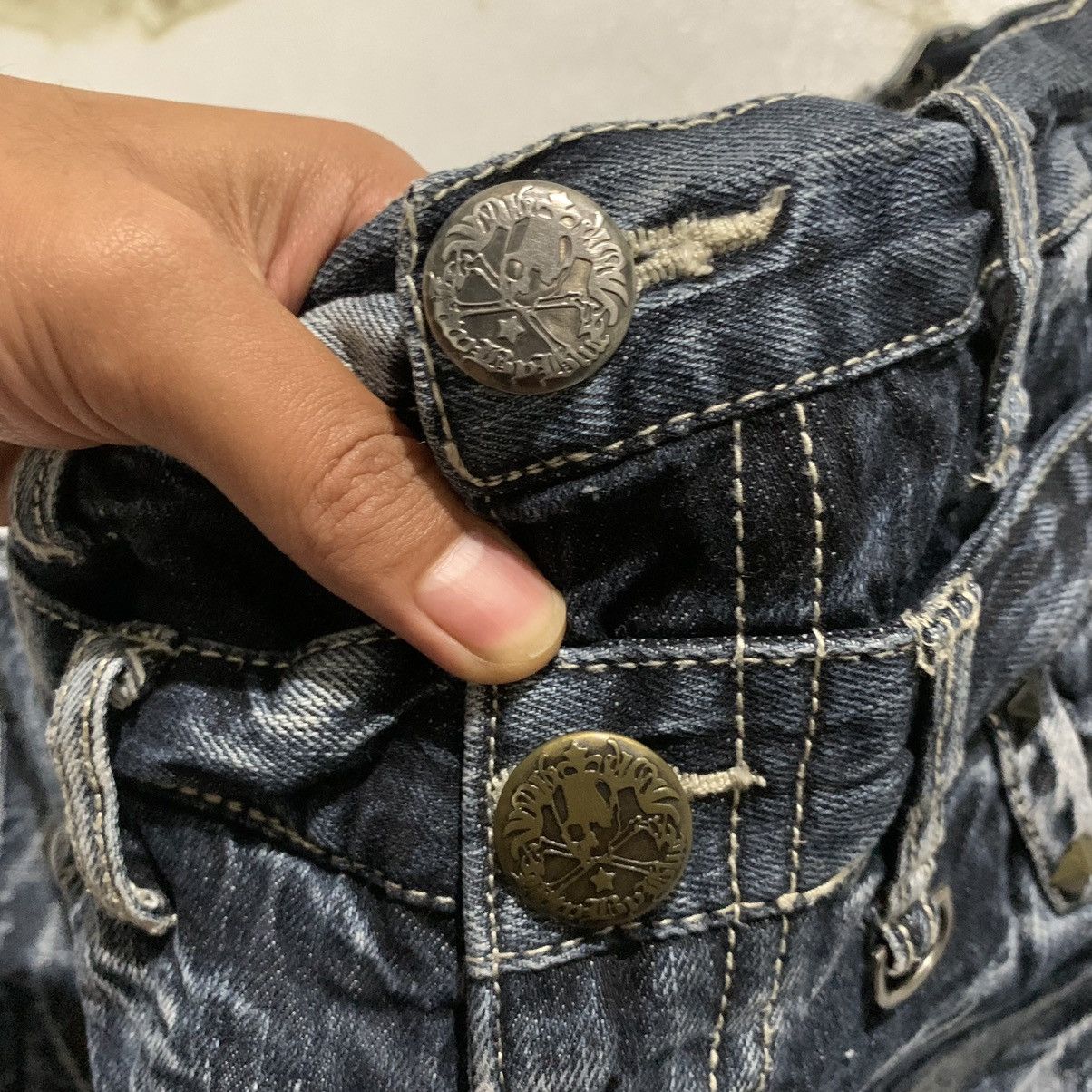 Japanese Brand Jeans Blow by Blue Double Waist Size US 33 - 5 Thumbnail