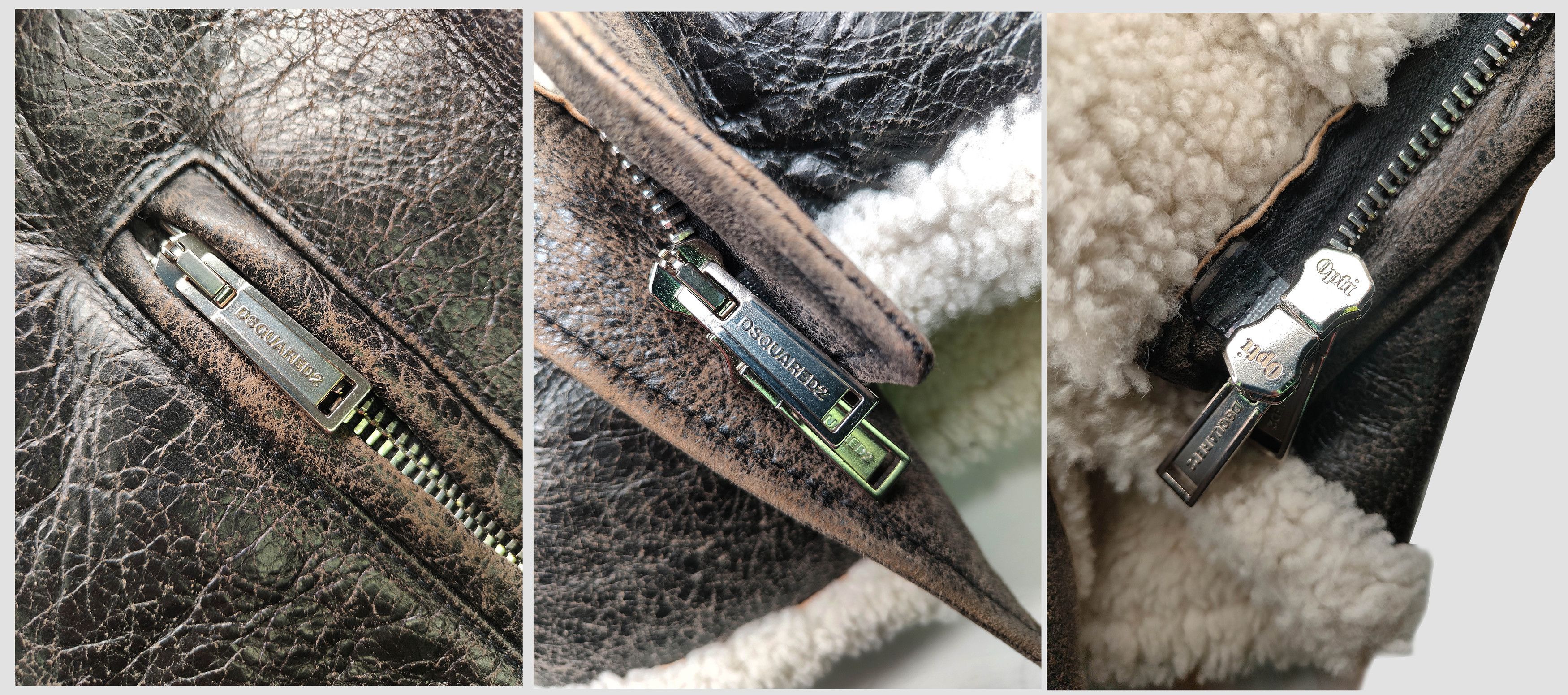 Dsquared2 Dsquared2 _ Lamb Leather Shearling _ Fur _ Aviator Jacket Size S / US 4 / IT 40 - 8 Thumbnail