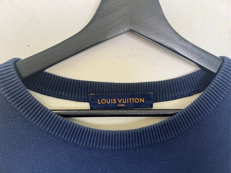 Louis Vuitton Louis Vuitton Gradient full logo sweater Size US XL / EU 56 / 4 - 5 Thumbnail
