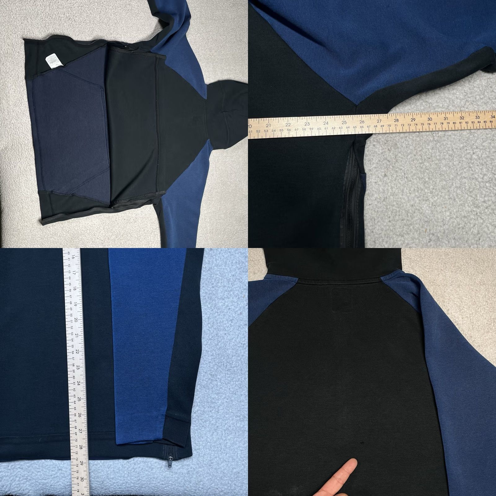 Nike Nike Tech Fleece Hoodie Mens XL Blue 1/2 Zip Pullover Jacket Sweatshirt Size US XL / EU 56 / 4 - 10 Thumbnail