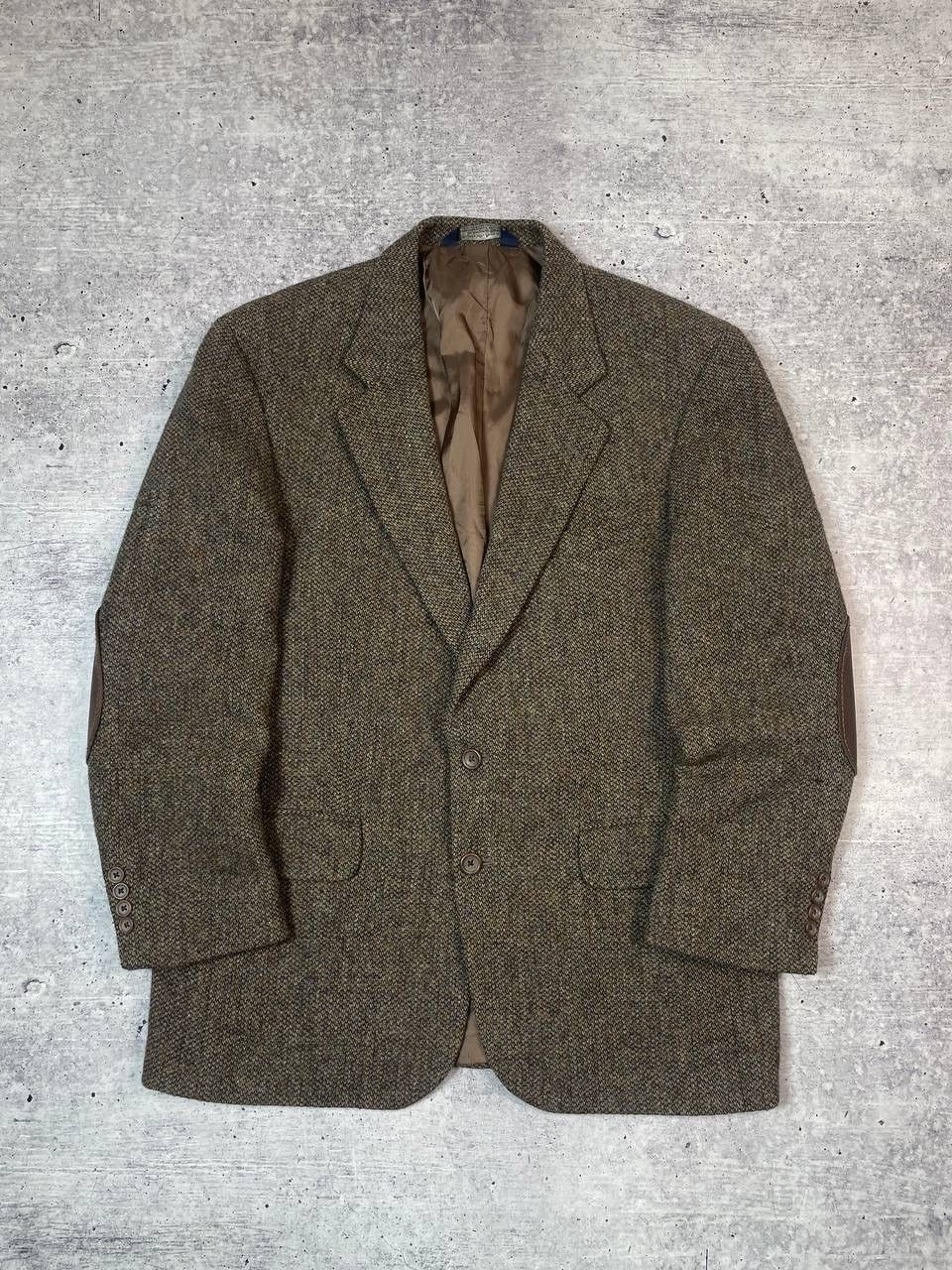 Harris Tweed Vintage Harris Tweed Lands End Blazer Wool Jacket Y2K Size 42R - 1 Thumbnail