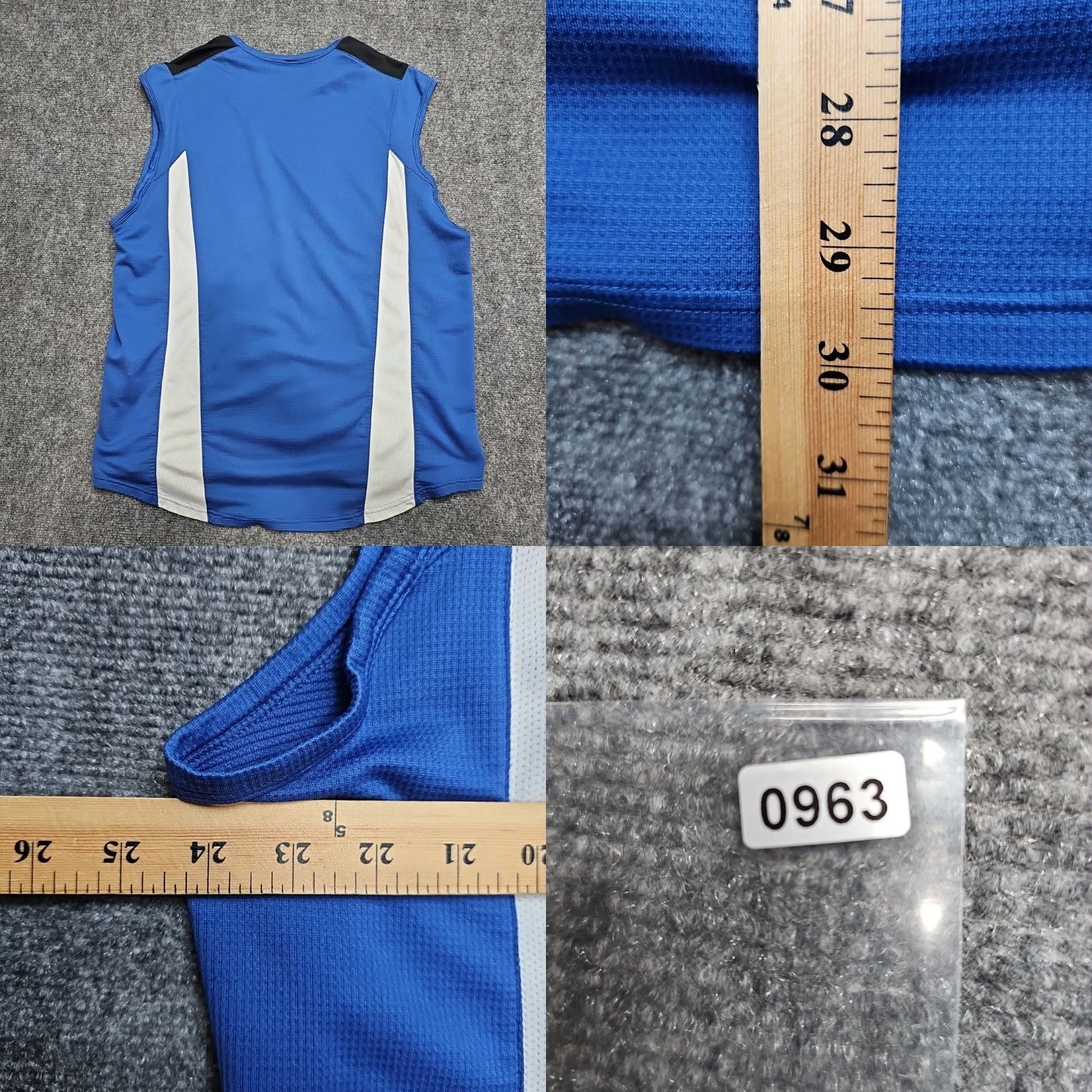 Nike VINTAGE Nike Tennis Center Court Swoosh Shirt Men 2XL Sleeveless Blue White Nike Dri-FIT Sphere Dry 90s Logo Sports Shirt Size US XXL / EU 58 / 5 - 8 Thumbnail