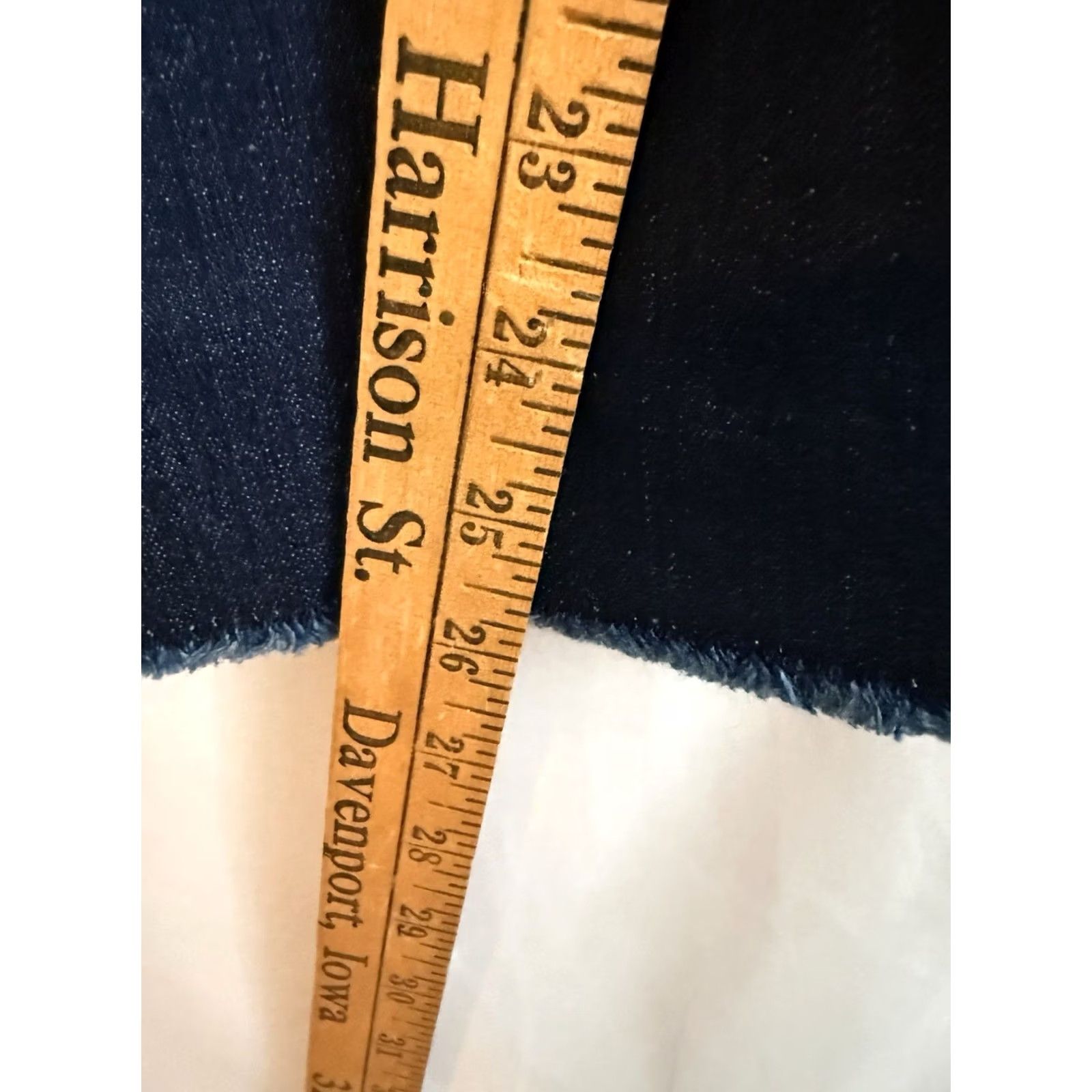 Vintage Lane Bryant Women's Cropped Flare Jeans Blue Size 26 Raw Hem Mid-Rise Size 26" / US 2 / IT 38 - 7 Thumbnail
