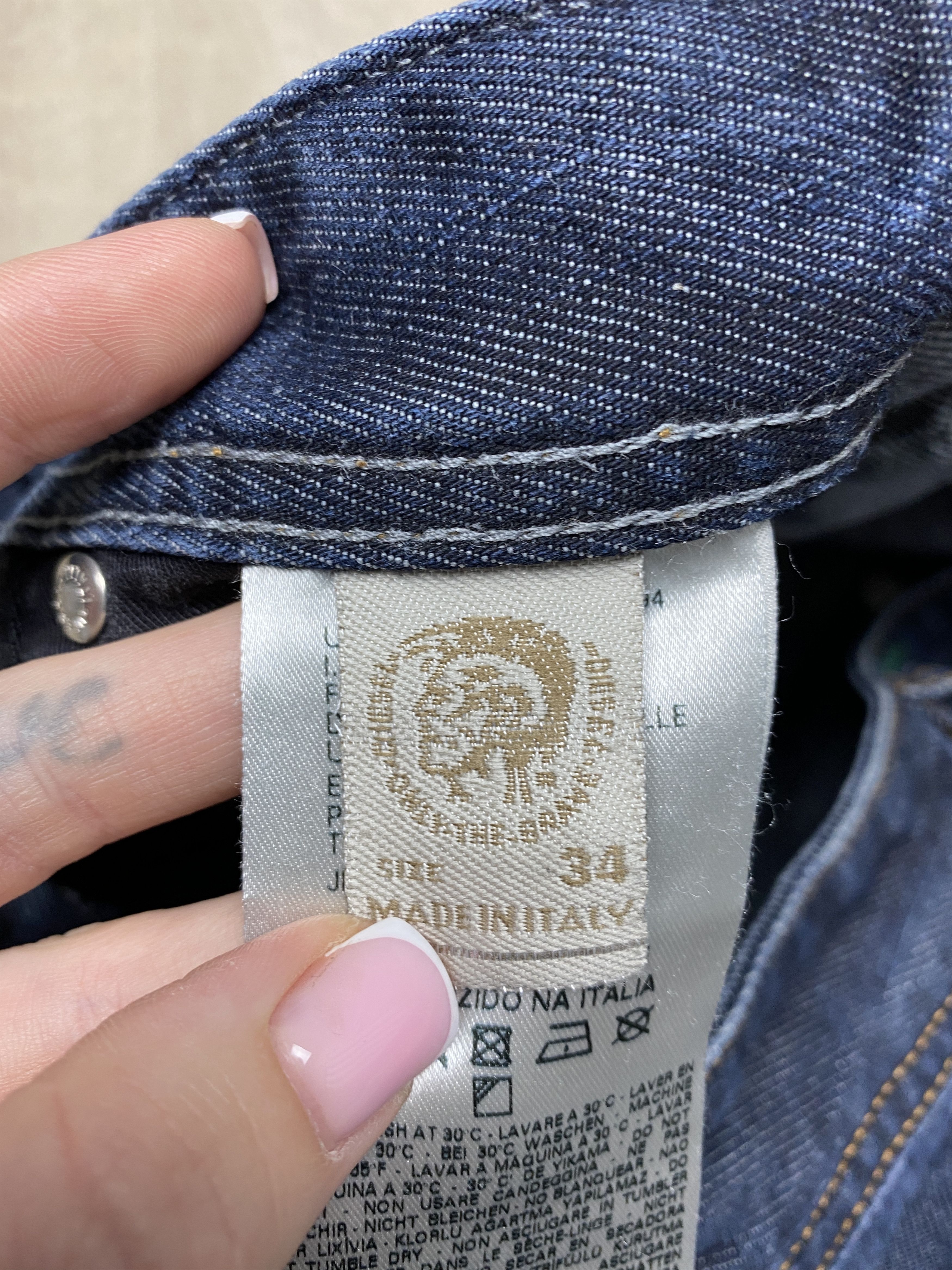 Diesel Diesel Krooley Vintage Mens Denim Pants Jeans Size US 34 / EU 50 - 5 Thumbnail