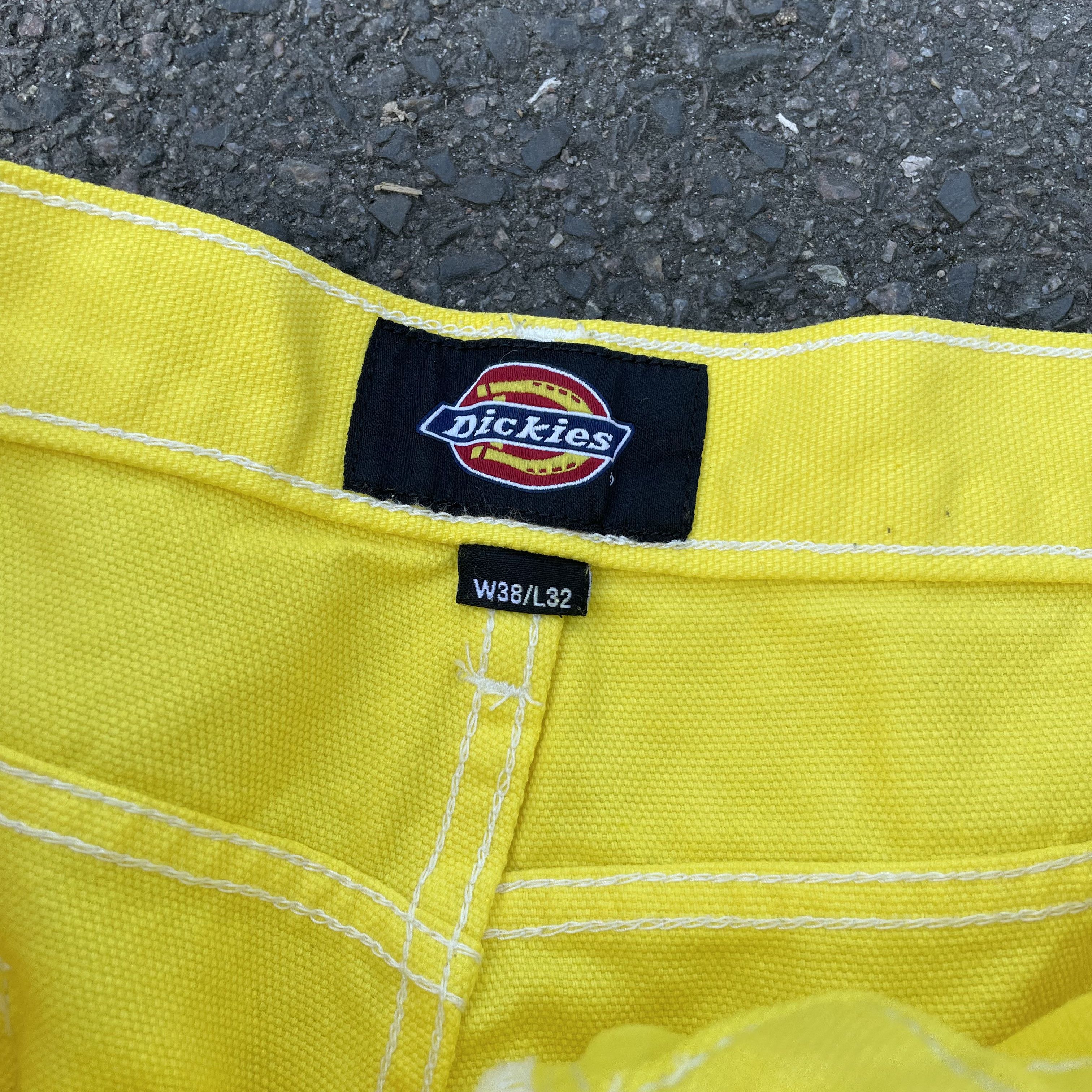 Dickies Dickies Custom Yellow Dragon Pants Graphic Bleach Wash Y2K Size US 38 / EU 54 - 11 Thumbnail