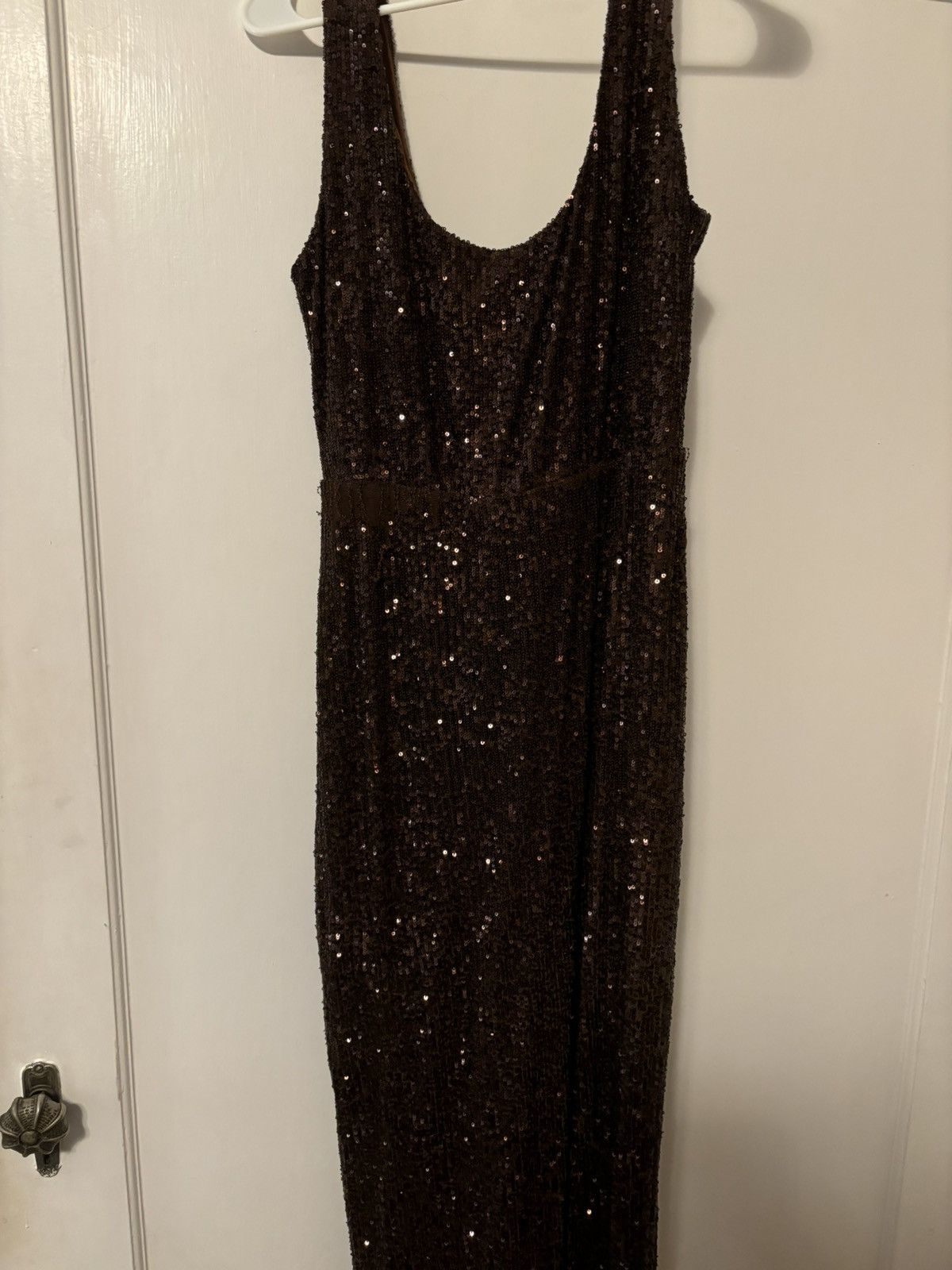 Bebe scoop neck sequin evening gown is available for purchase on au PAY  Market - Imported Goods Online Store Co.Ltd. | au PAY Market - Online  Shopping Site