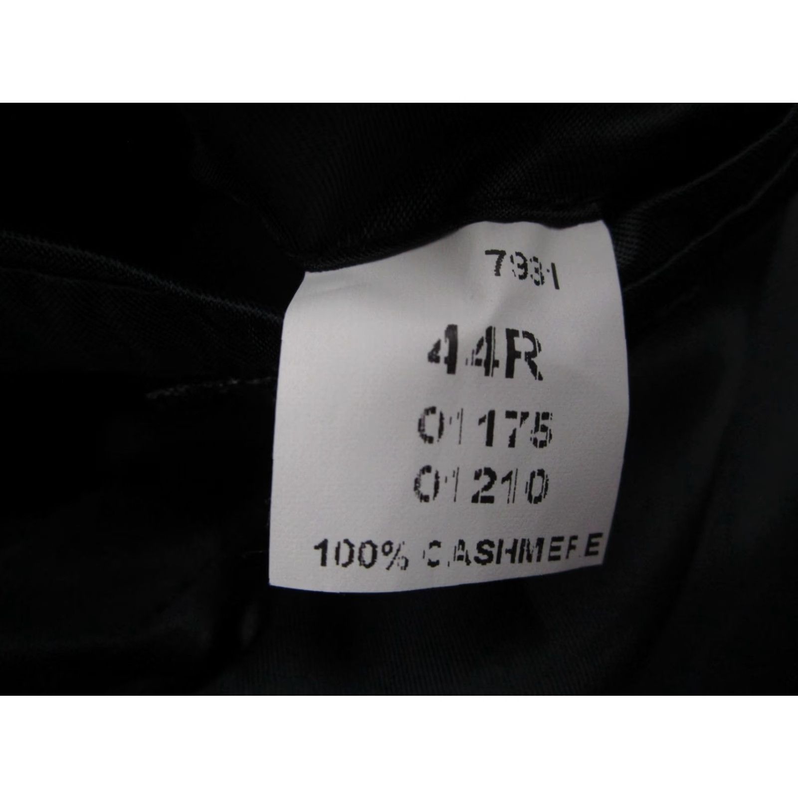 Jos. A. Bank Jos A Bank Blazer Jacket Mens 44 Regular Blue Cashmere 2 Button Single-Breasted Notch Lapel 100% Dry Clean Only Size 44R - 3 Thumbnail