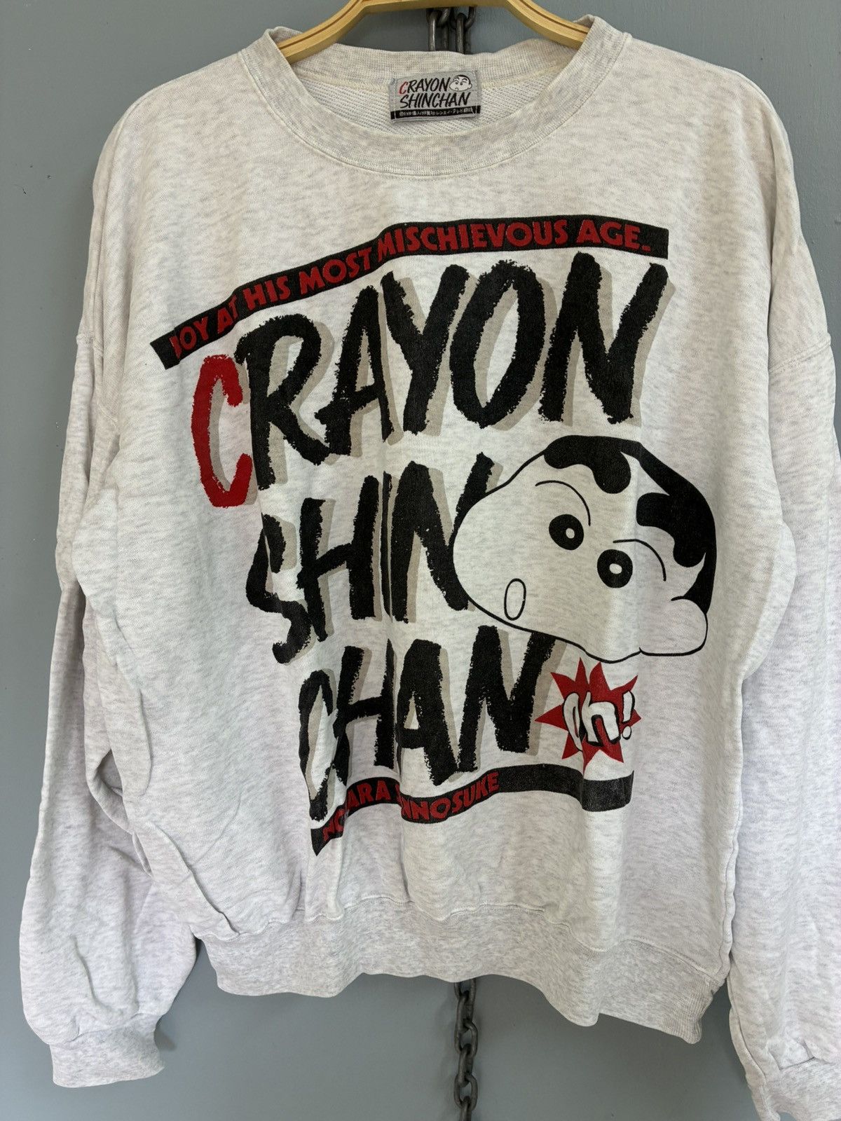 Vintage Vintage 90s Crayon Shin Chan Sweatshirt Size US L / EU 52-54 / 3 - 3 Thumbnail