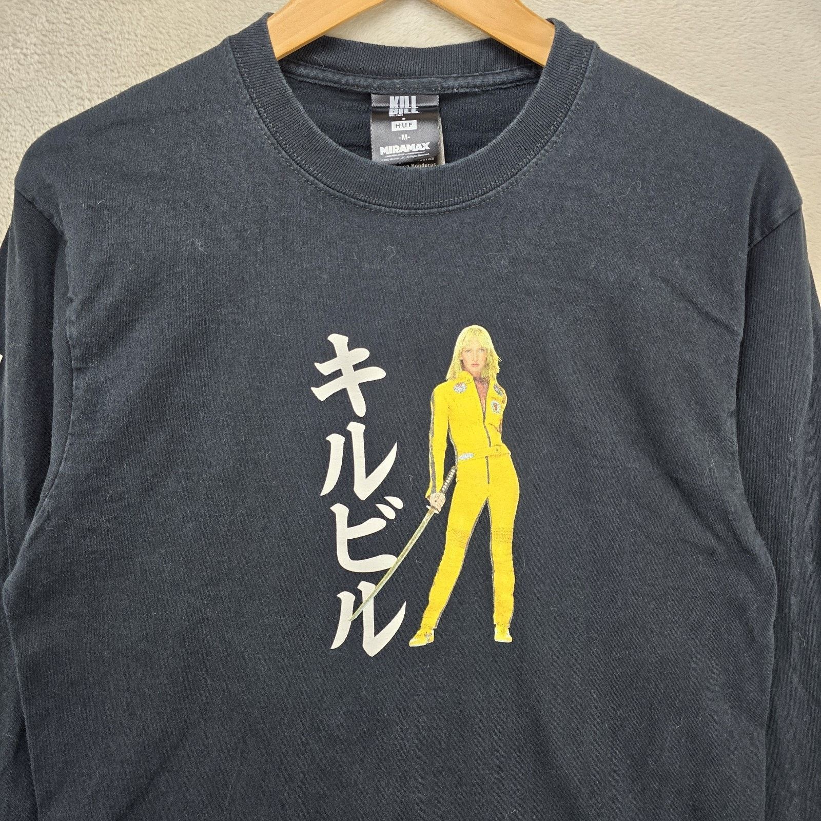 Huf Kill Bill X Huf Shirt Mens Medium Long Sleeve Uma Thurman Size US M / EU 48-50 / 2 - 2 Thumbnail