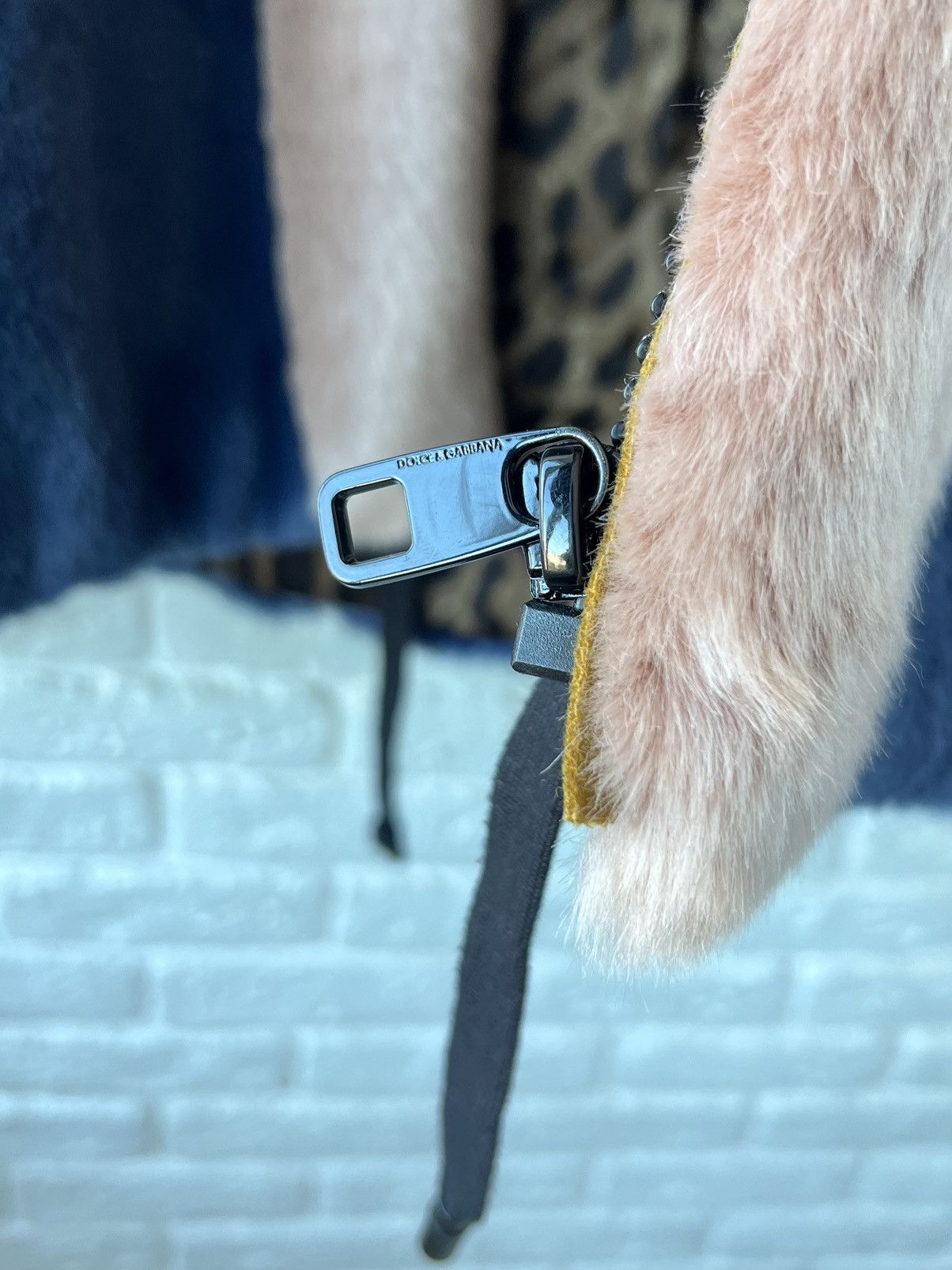Dolce & Gabbana Dolce&Gabbana Faux Fur Iconic Coat Jacket Size L / US 10 / IT 46 - 8 Thumbnail