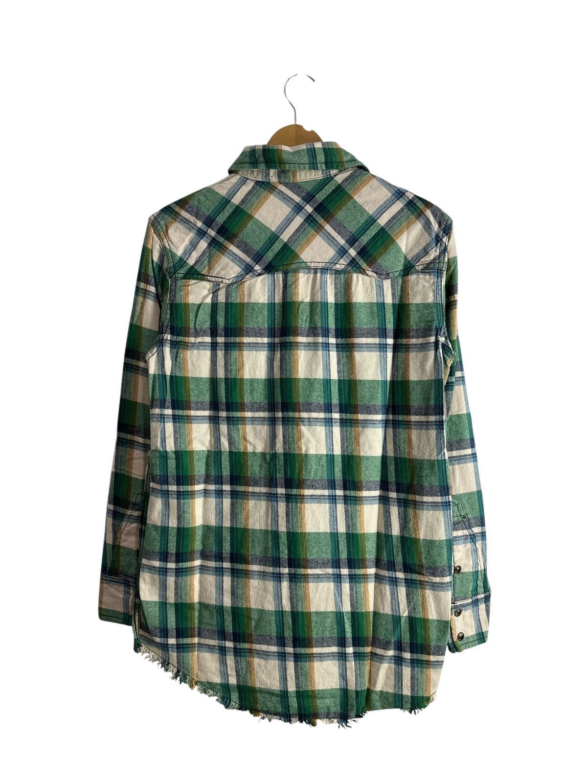 GOA 2000s GOA distressed metal button crinkle western shirt Size US M / EU 48-50 / 2 - 5 Thumbnail