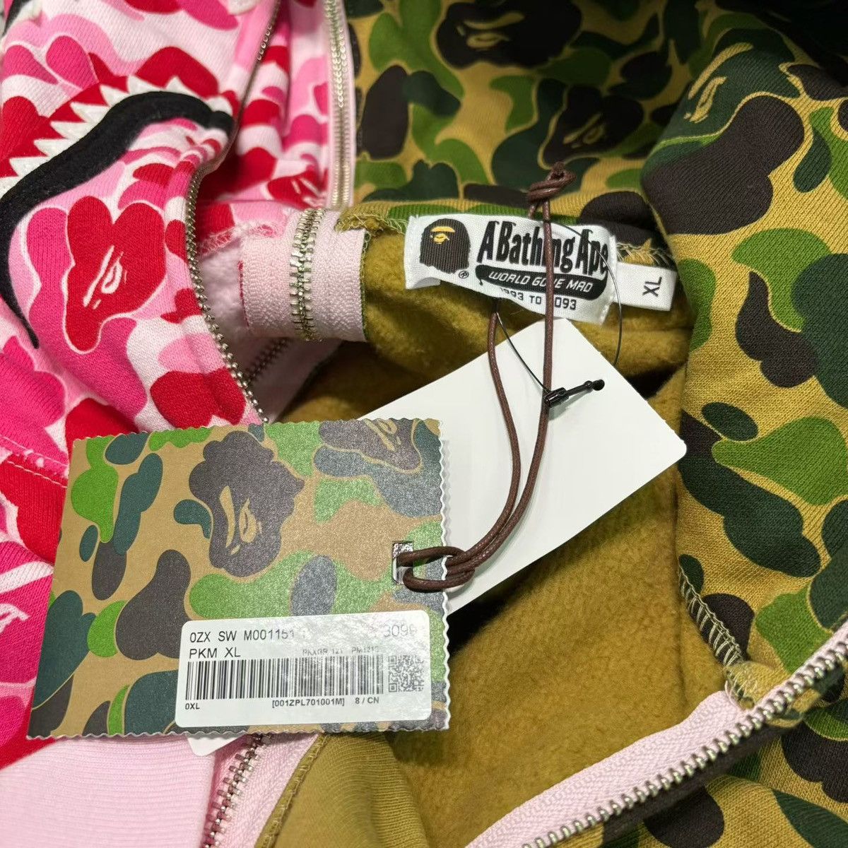 Bape BAPE CAMO SHARK FULL ZIP HOODIE Size US XL / EU 56 / 4 - 7 Thumbnail