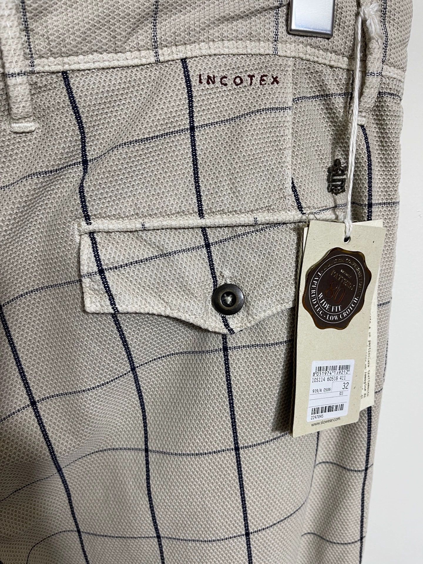 Incotex Incotex Slim Fit Cotton Pants 32 Size US 32 / EU 48 - 5 Thumbnail