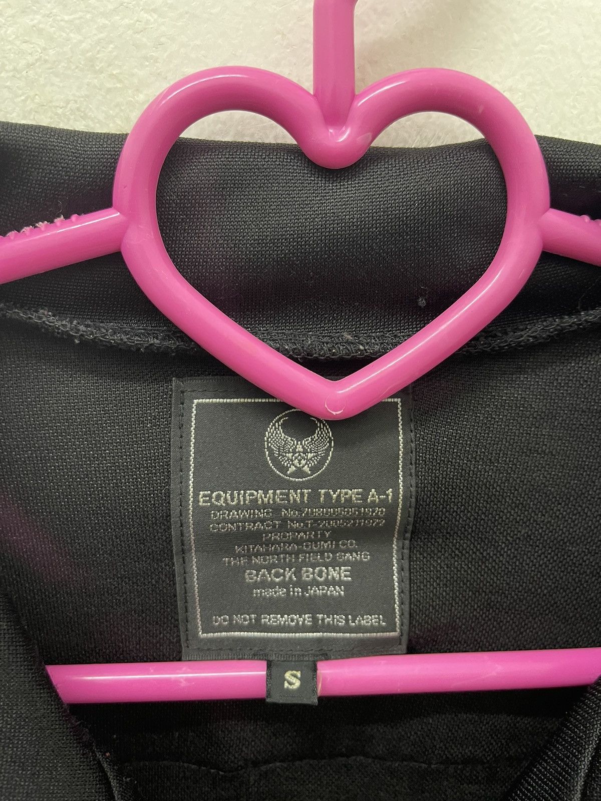 Rare Vintage BACKBONE Type A-1 Made in Japan