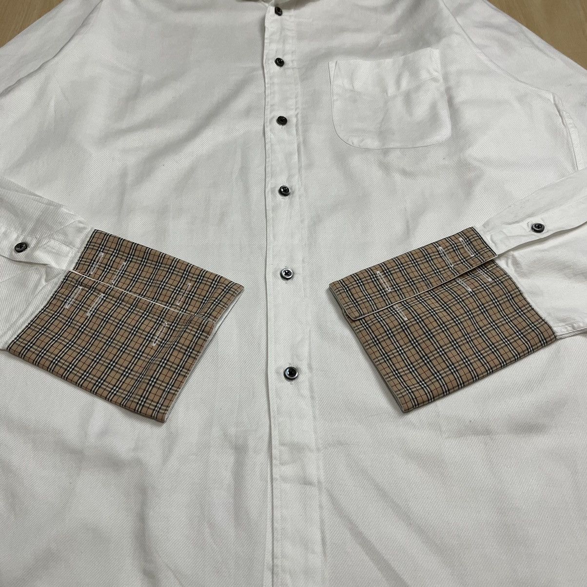 Burberry Burberry Blacklabel Novacheck Shirt Size US L / EU 52-54 / 3 - 6 Thumbnail
