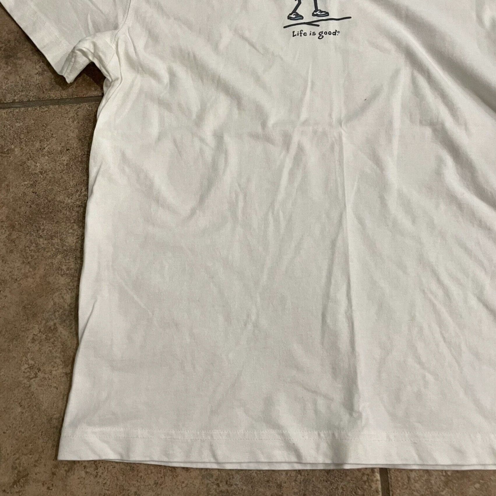 Life is Good VINTAGE Life Is Good Tennis Graphic T-Shirt Women Size M White Casual Size M / US 6-8 / IT 42-44 - 3 Thumbnail