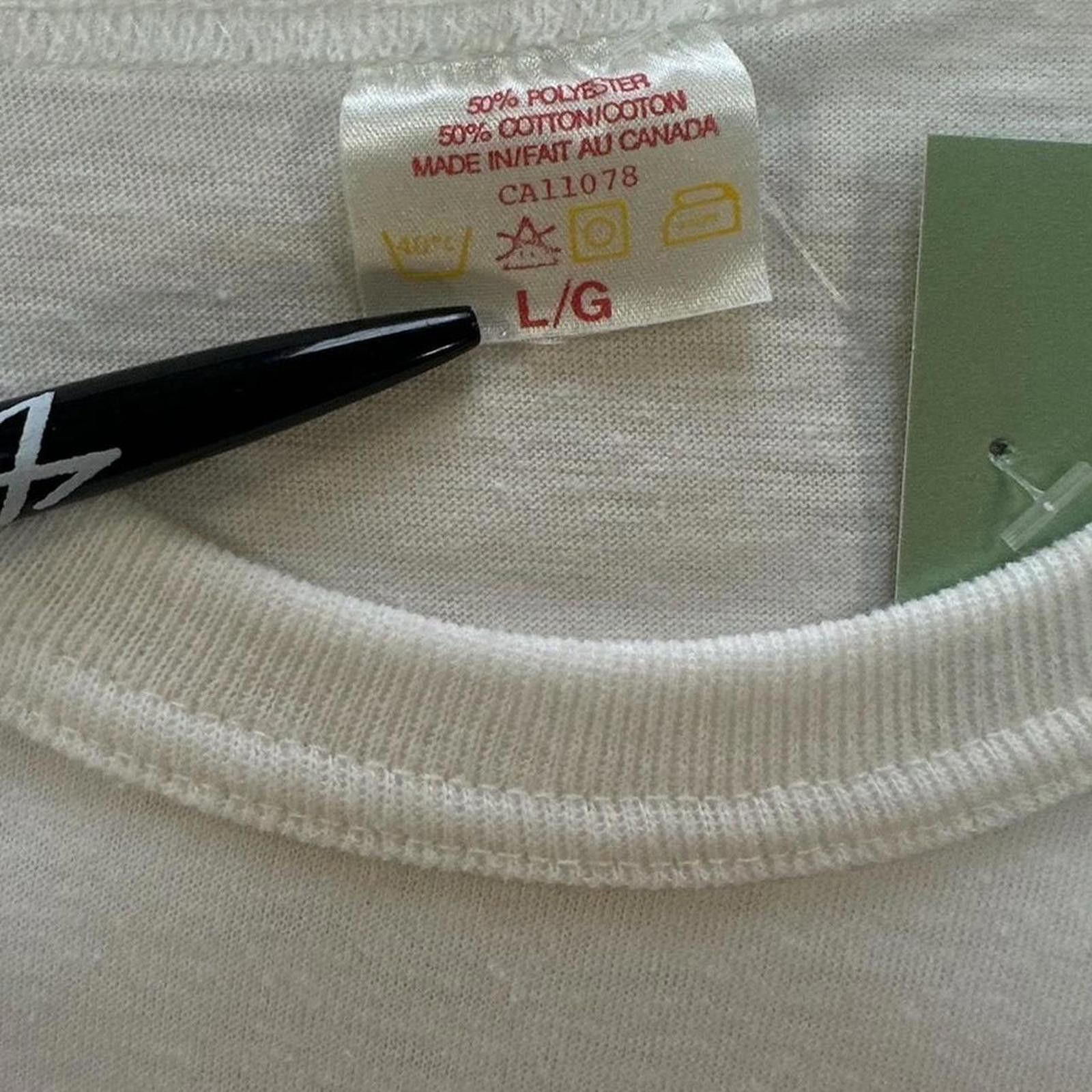 Vintage Fruit of the Loom Men's White Tshirt Size US L / EU 52-54 / 3 - 3 Thumbnail