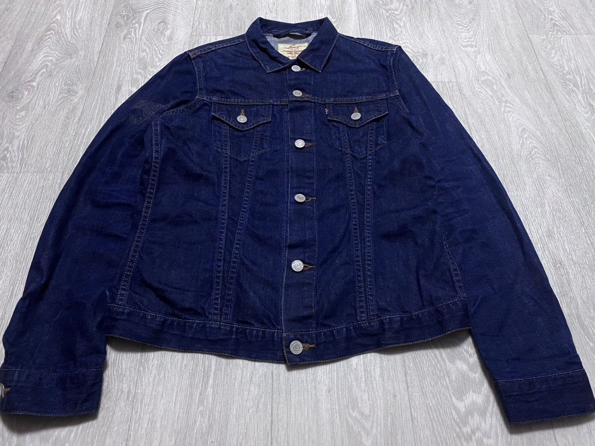 Levi's Women’s Levi’s Navy Denim Vintage Jacket Streetwear Size L / US 10 / IT 46 - 7 Thumbnail
