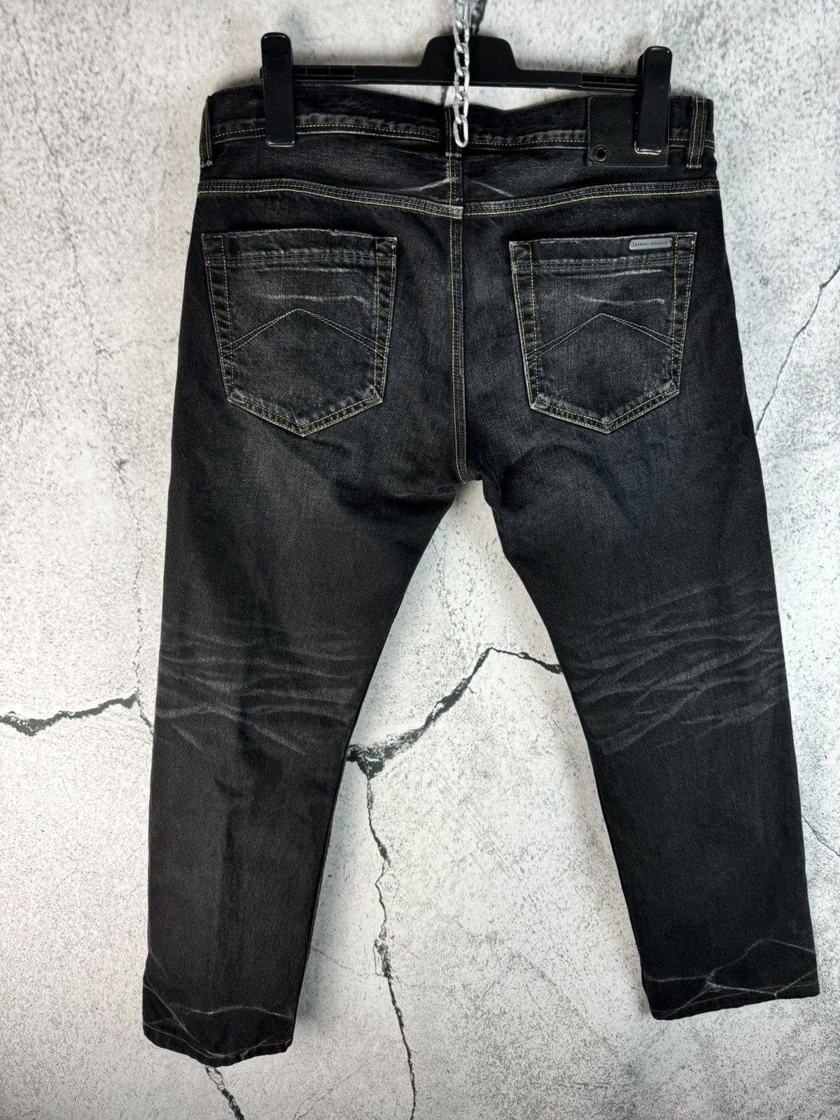 Armani ARMANI JEANS Mens Denim Pants Black Jeans Size US 34 / EU 50 - 1 Thumbnail
