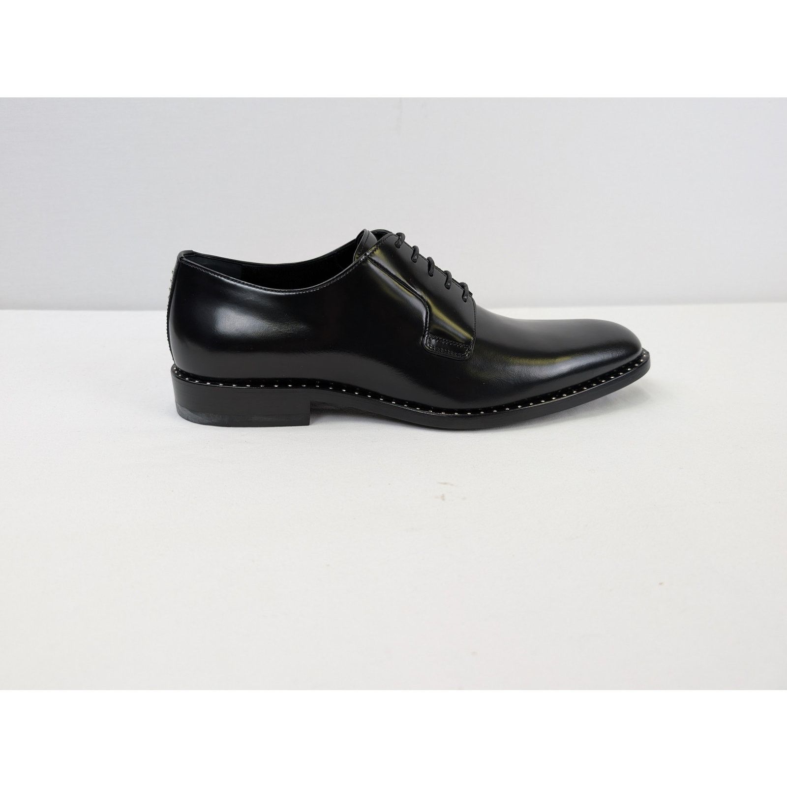 Saint Laurent Paris o1rshd1 Studded Derby Shoe Boots in Black Size US 9 / EU 42 - 6 Thumbnail