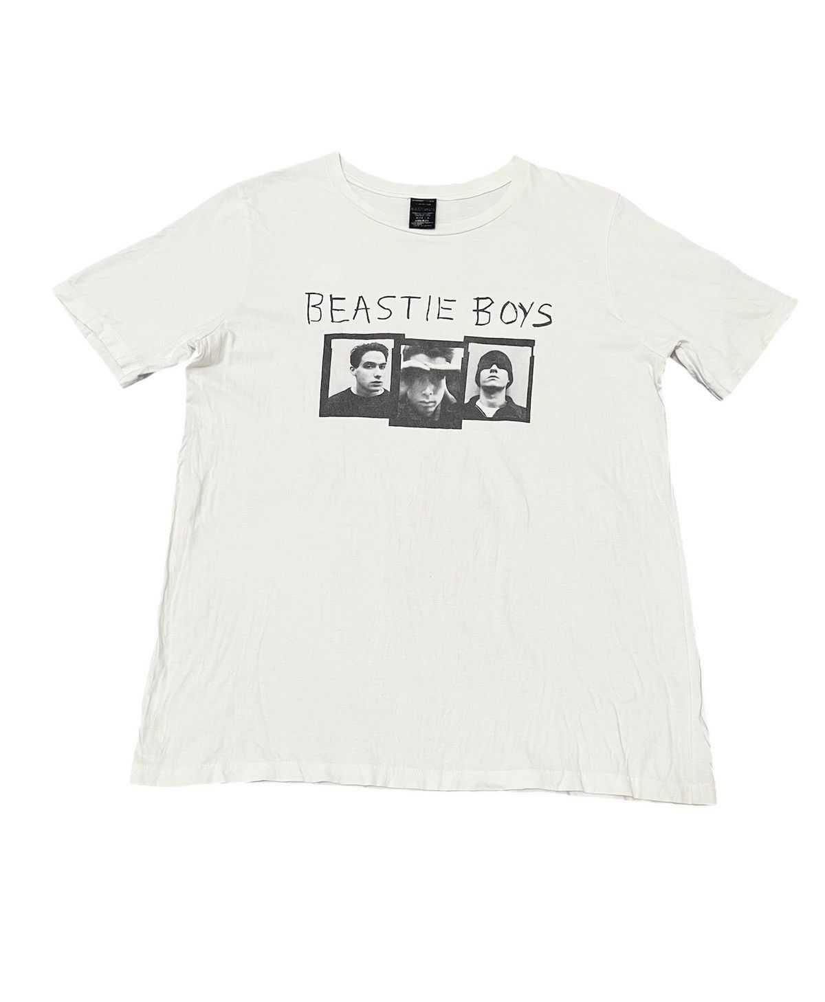 Number (N)ine Number (N)ine x Beastie Boys White T-shirt Size US XL / EU 56 / 4 - 1 Thumbnail