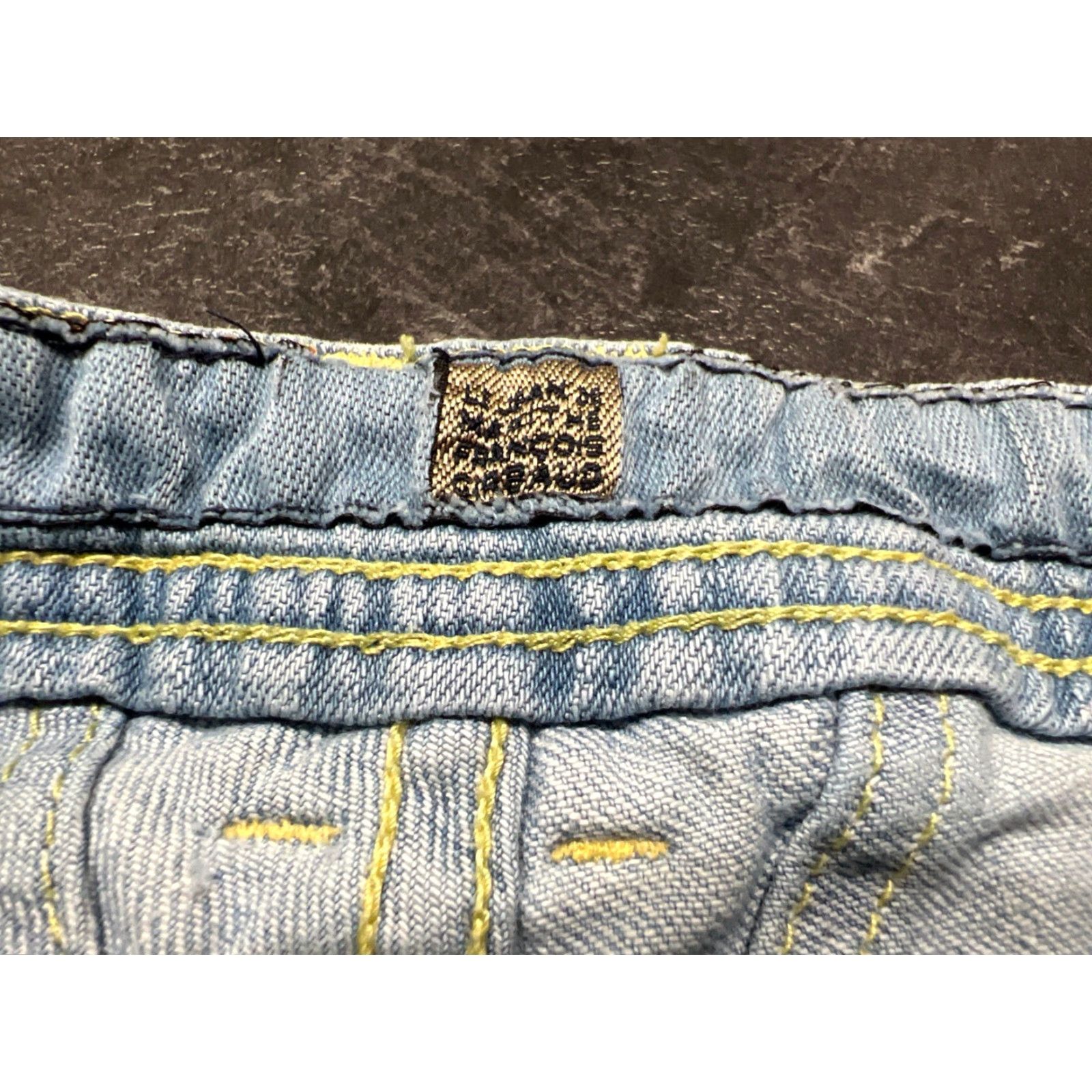 Vintage VINTAGE Girbaud Women's Jeans Flared Low Rise Size 28 Blue Regular Denim Rare Size 28" / US 6 / IT 42 - 5 Thumbnail