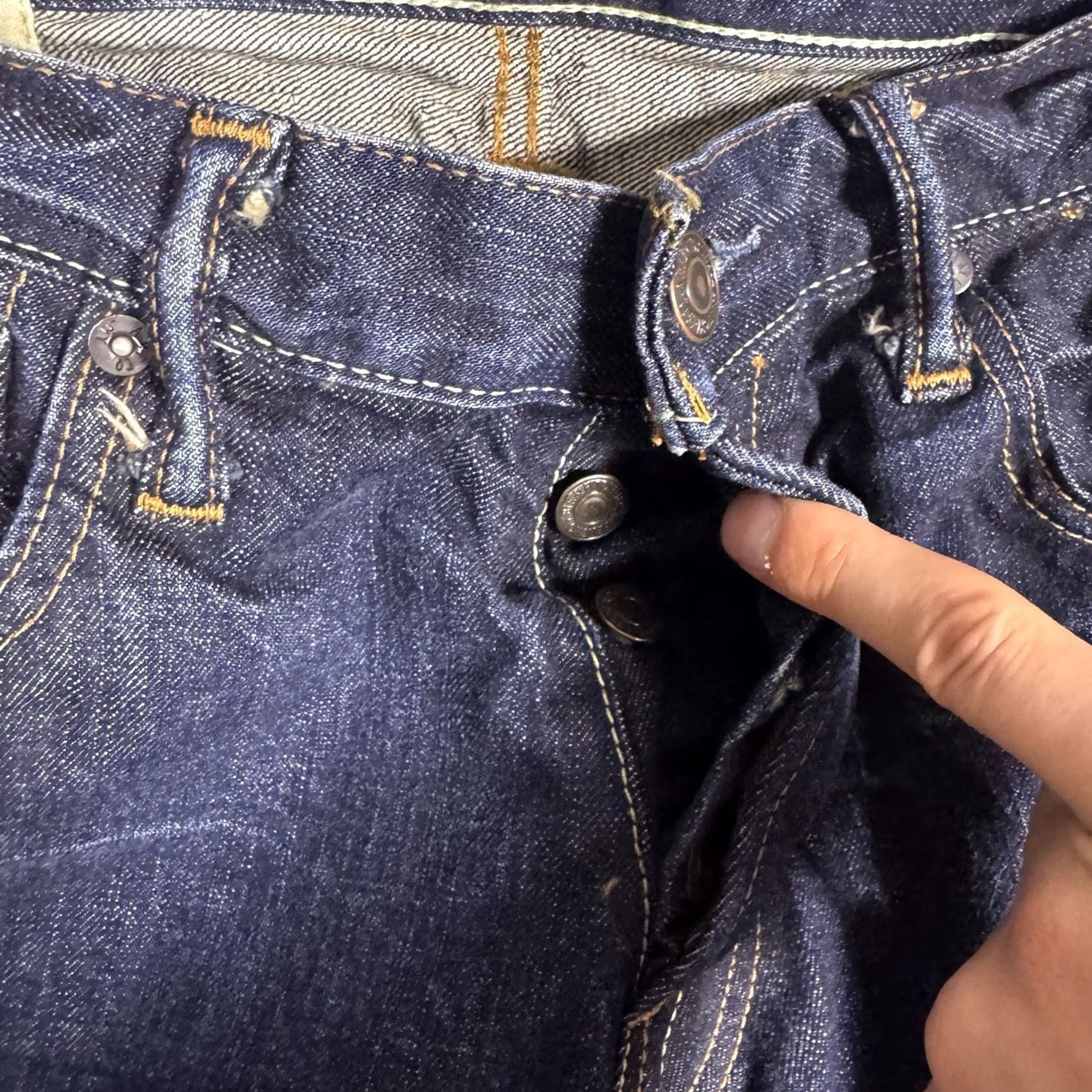 Abercrombie & Fitch VINTAGE Abercrombie & Fitch Jeans Mens 32x32 Remsen Slim Straight Lowrise Indigo Size US 32 / EU 48 - 4 Thumbnail