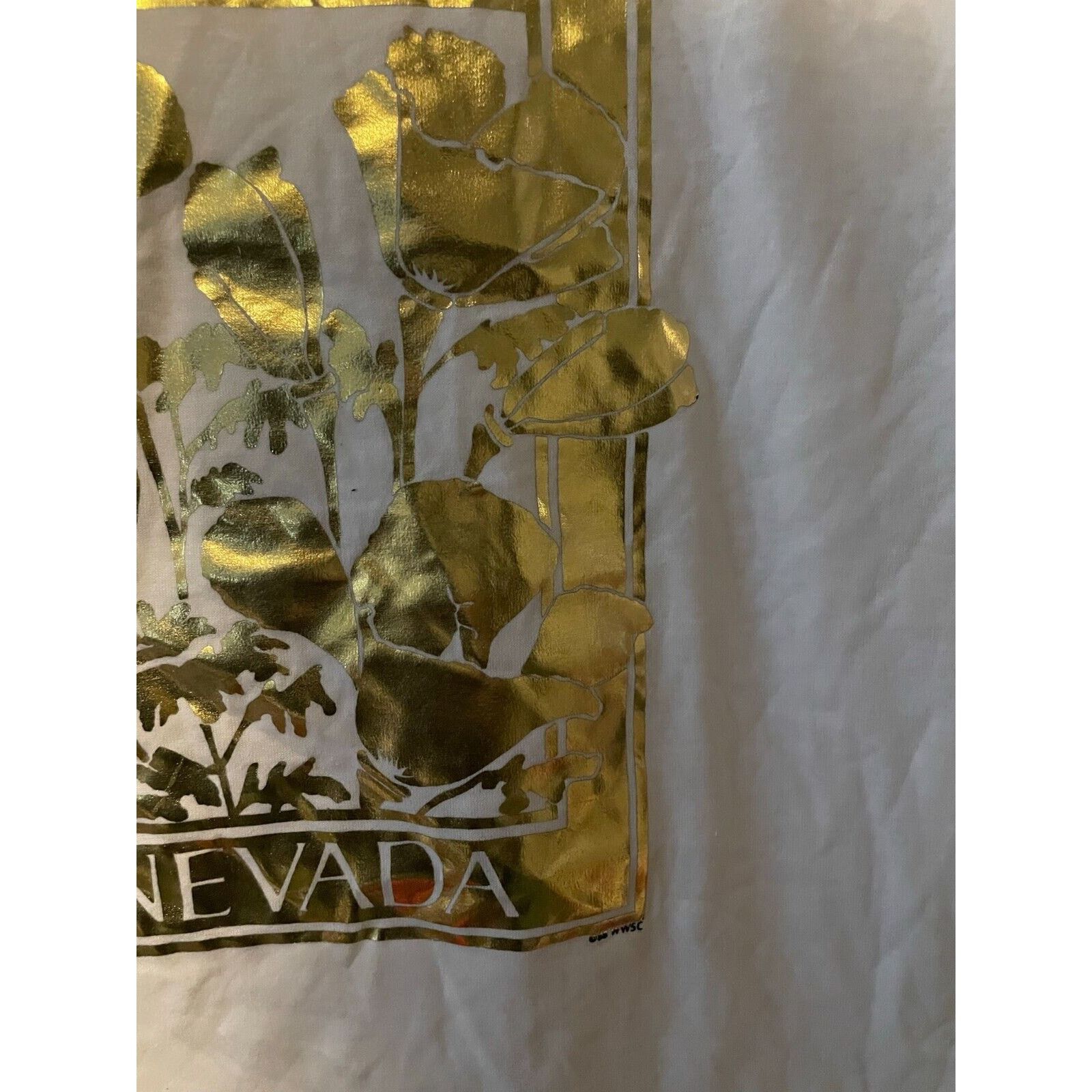 Jerzees Vintage Virginia City Nevada Shirt Reflective White M Tee Size US M / EU 48-50 / 2 - 4 Thumbnail