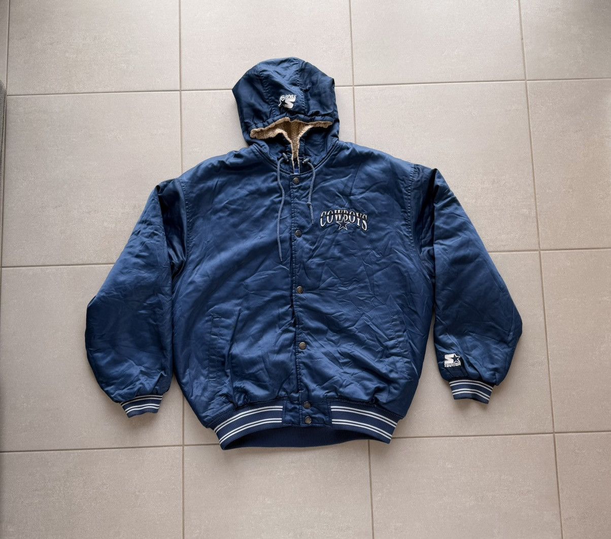 Starter Dallas Cowboys navy Starter jacket Size XL Size US XL / EU 56 / 4 - 2 Thumbnail