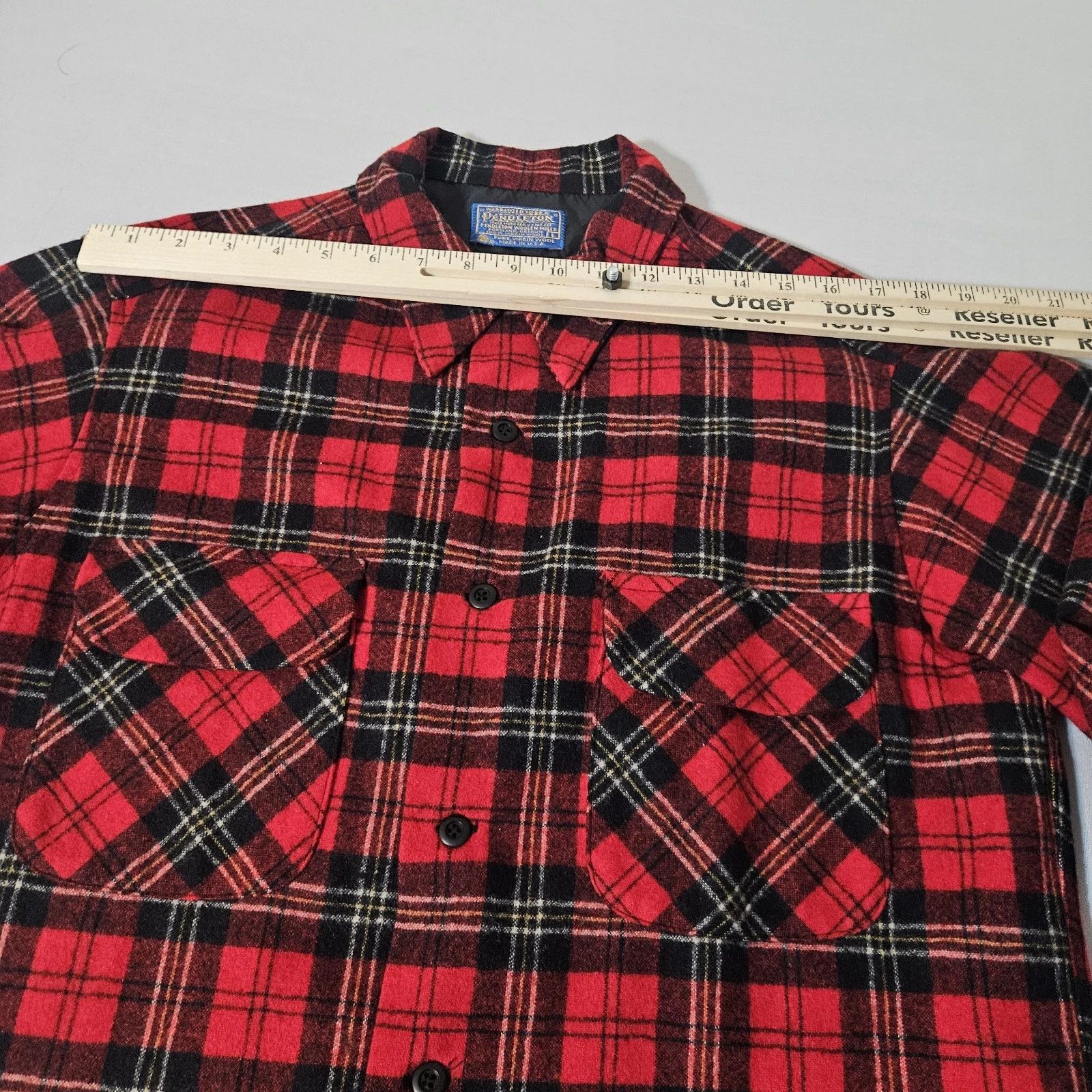 Pendleton 60s Pendleton CLUNY TARTAN Shirt L Wool Flannel USA VTG Size US L / EU 52-54 / 3 - 7 Thumbnail