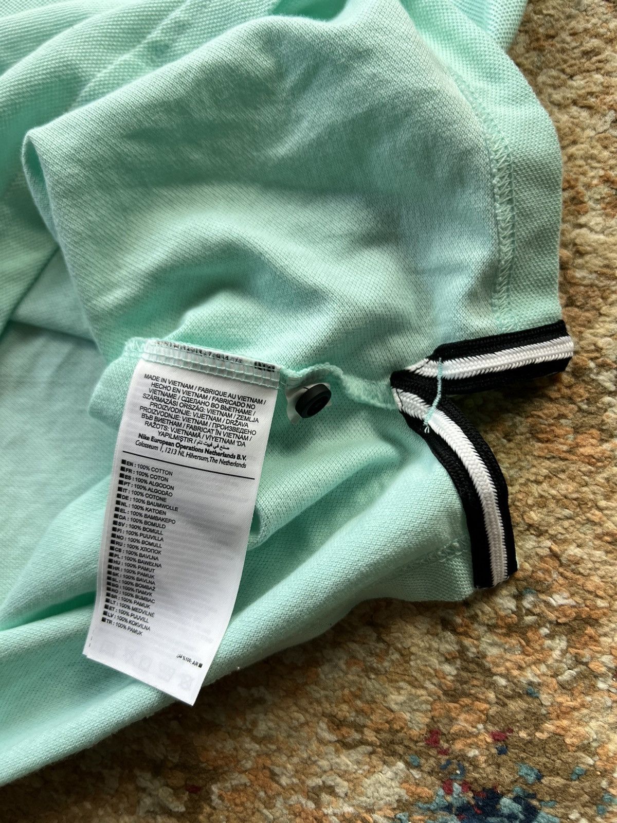 Nike × Vintage 90’s NIKE RETRO POLO T-SHIRT Y2K SWOOSH LOGO Size US M / EU 48-50 / 2 - 5 Thumbnail