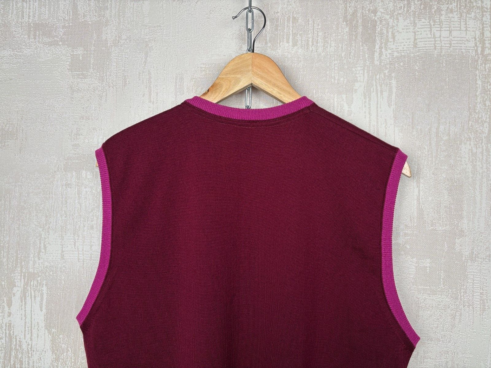 Strenstroms Stenstroms V-neck Wool Sweater Jumper Vest Gilet Size US L / EU 52-54 / 3 - 12 Thumbnail