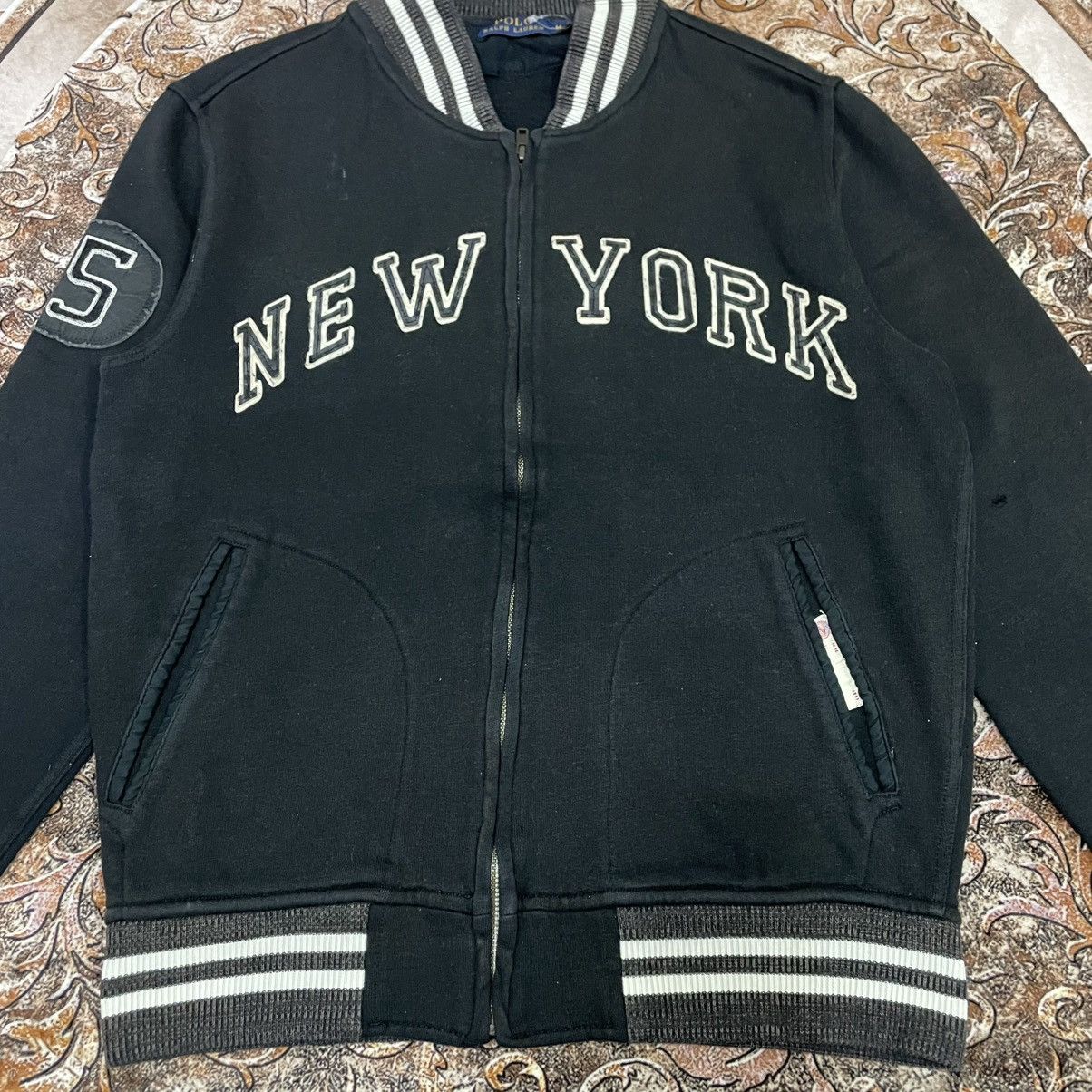 Polo Ralph Lauren 🔥Polo Ralph Lauren New York Spellout Full Zipper Sweater Size US M / EU 48-50 / 2 - 4 Thumbnail