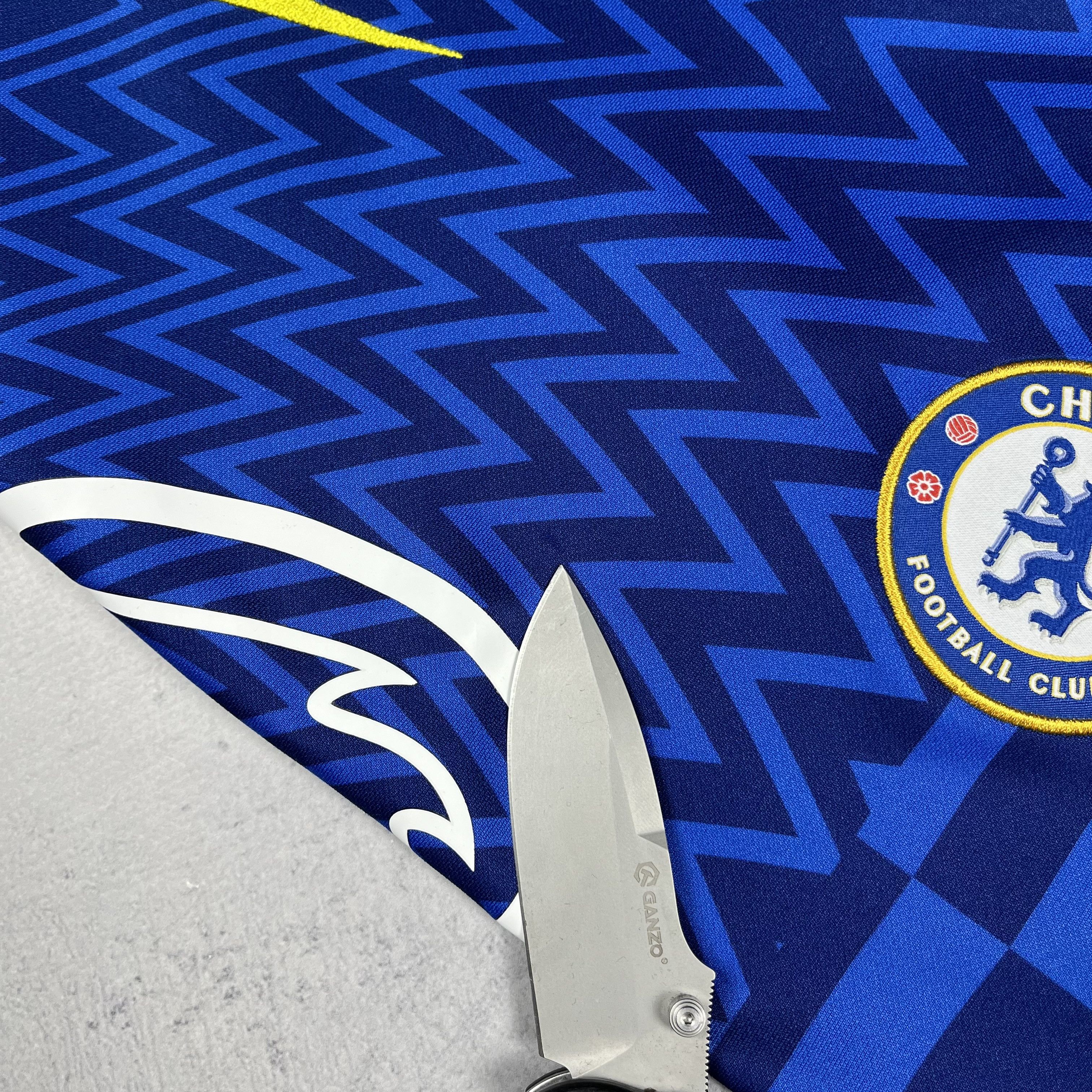 Nike FC Chelsea Nike Home Kit Soccer Jersey Shirt 2021/2022 Size US S / EU 44-46 / 1 - 24 Thumbnail